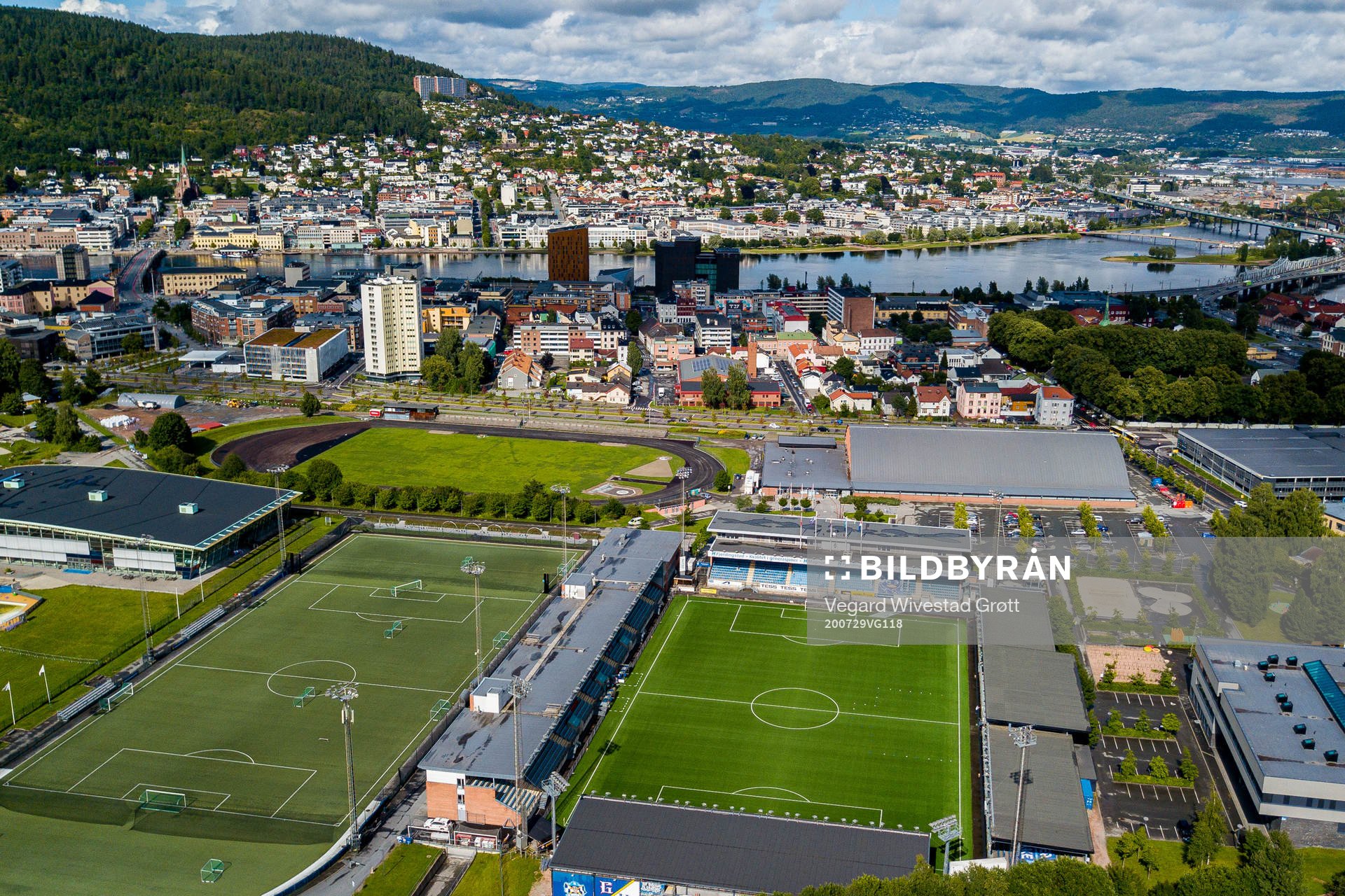 General view of Marienlyst stadion