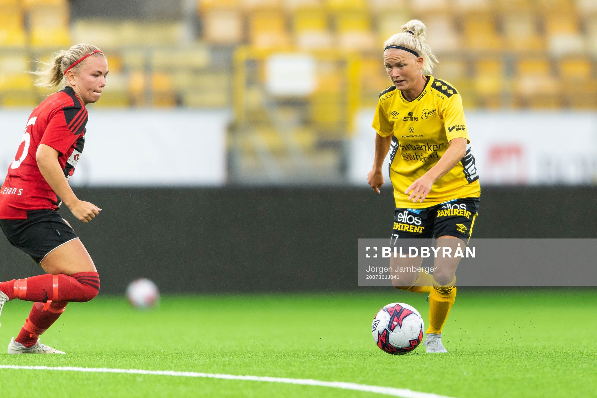 Elfsborgs Sara Jardving och Nittorps Elin Hultin