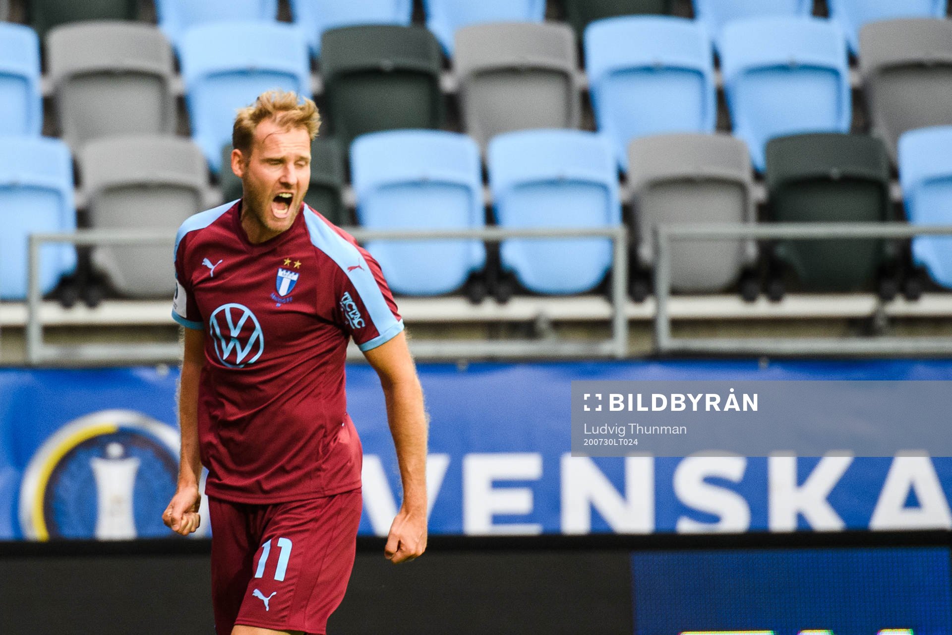 Malmö FFs Ola Toivonen jublar