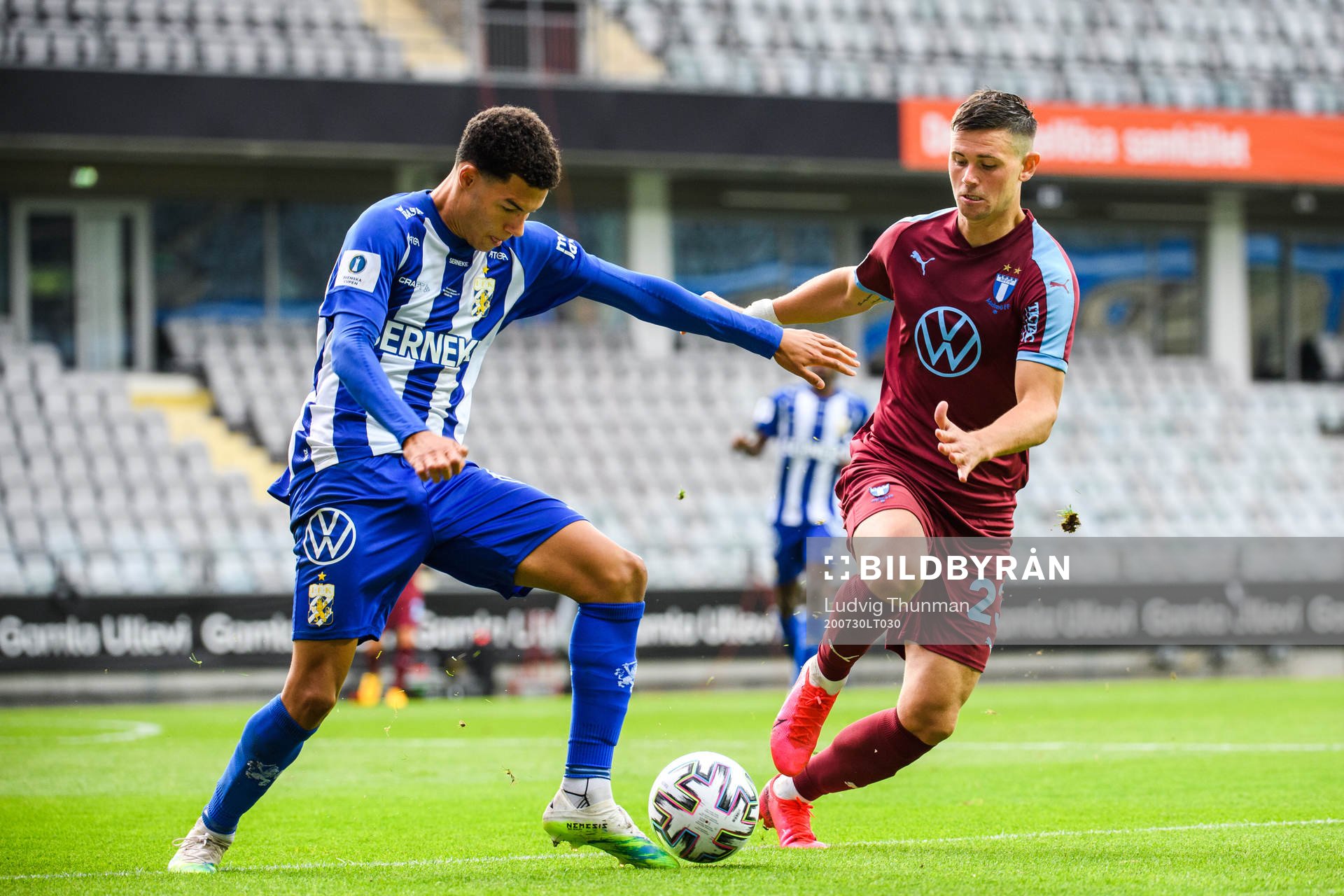 IFK Göteborgs Alexander Jallow och Malmö FFs Marcus