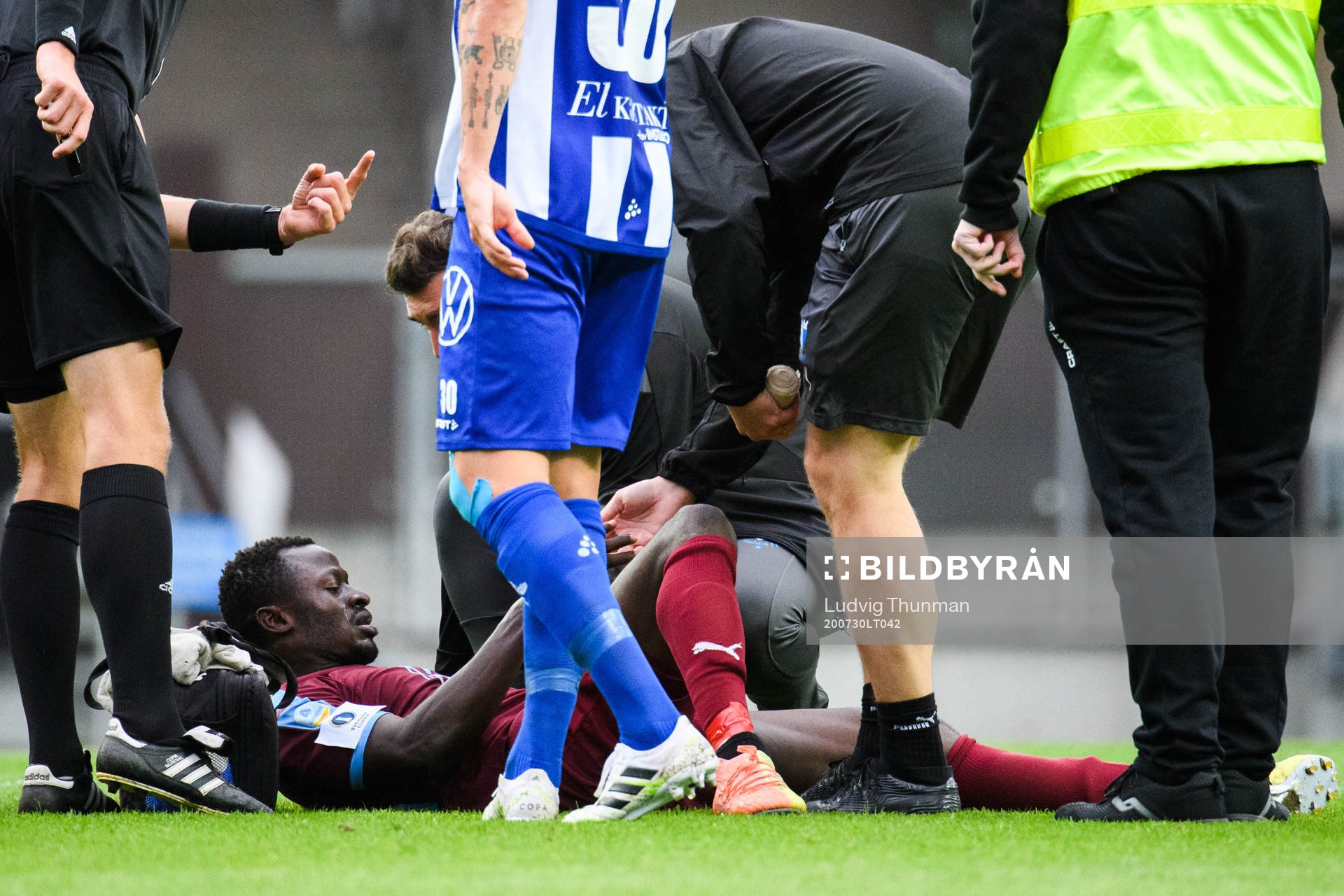 Malmö FFs Bonke Innocent får vård