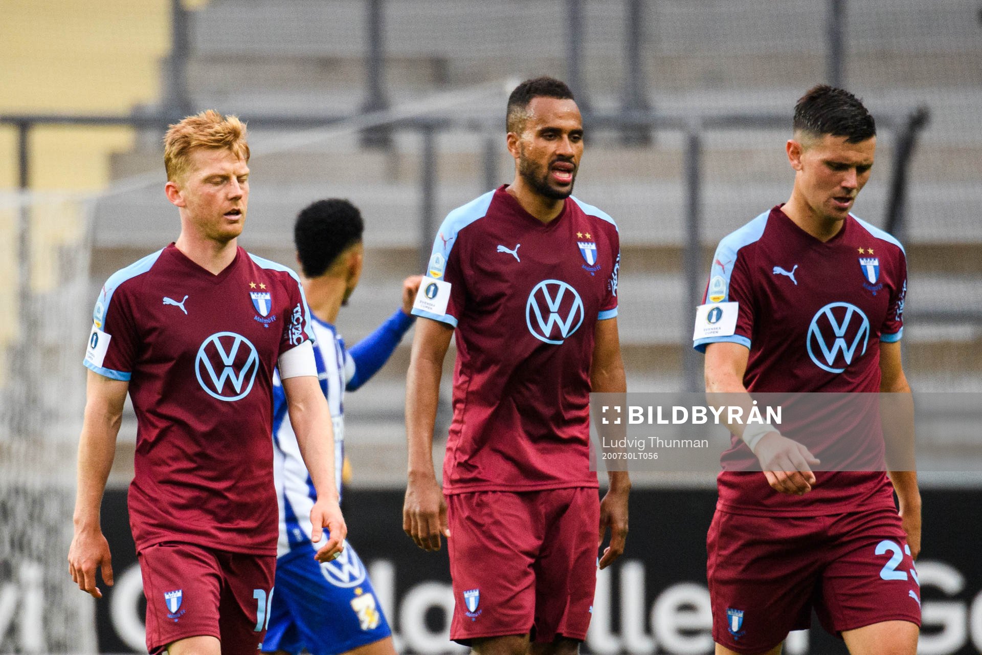 Malmö FFs Anders Christiansen, Isaac Kiese Thelin och