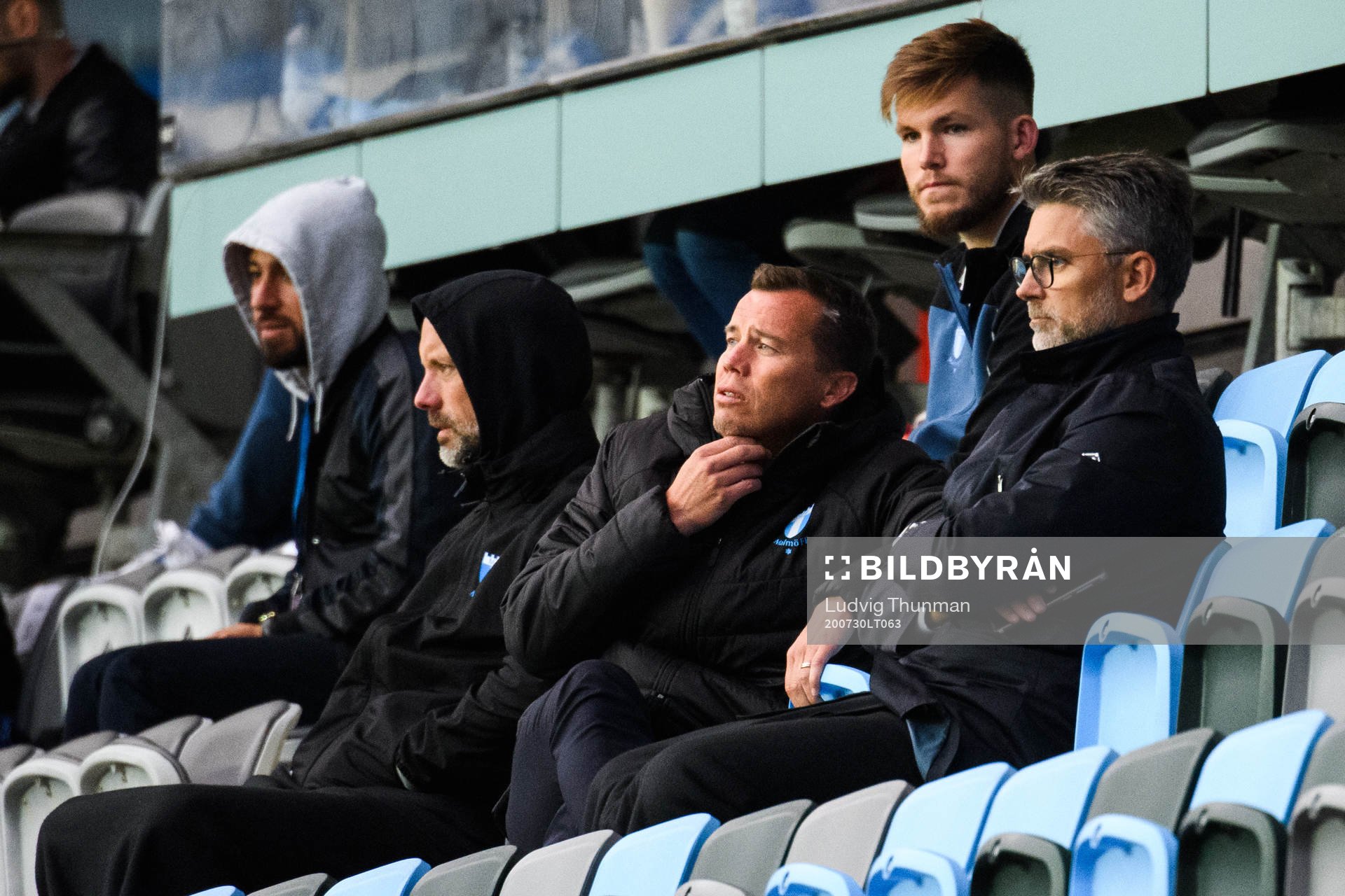 Malmö FFs sportchef Daniel Andersson och VD Niclas Carlnén