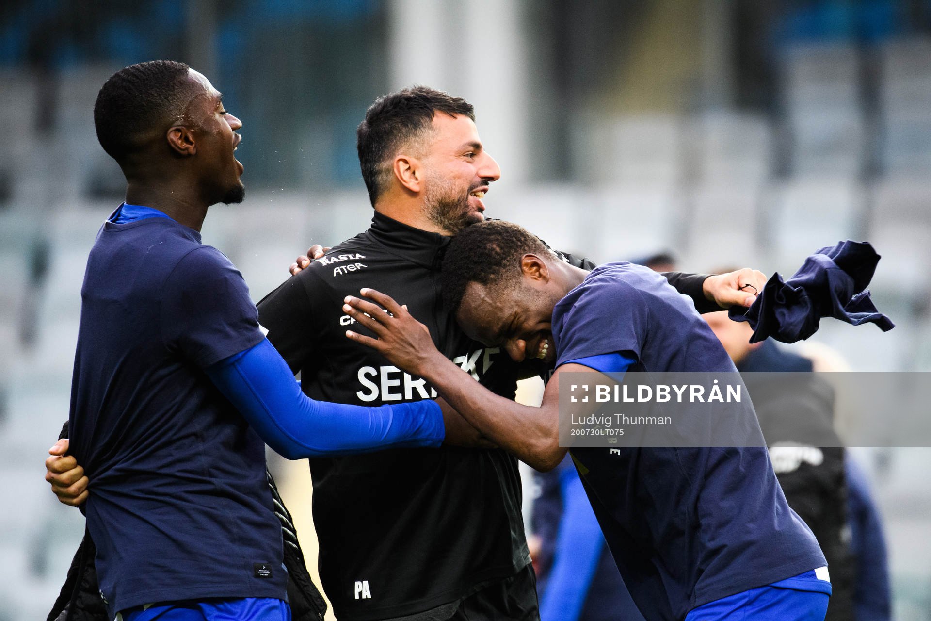 IFK Göteborgs tränare Poya Asbaghi och Alhassan Yusuf