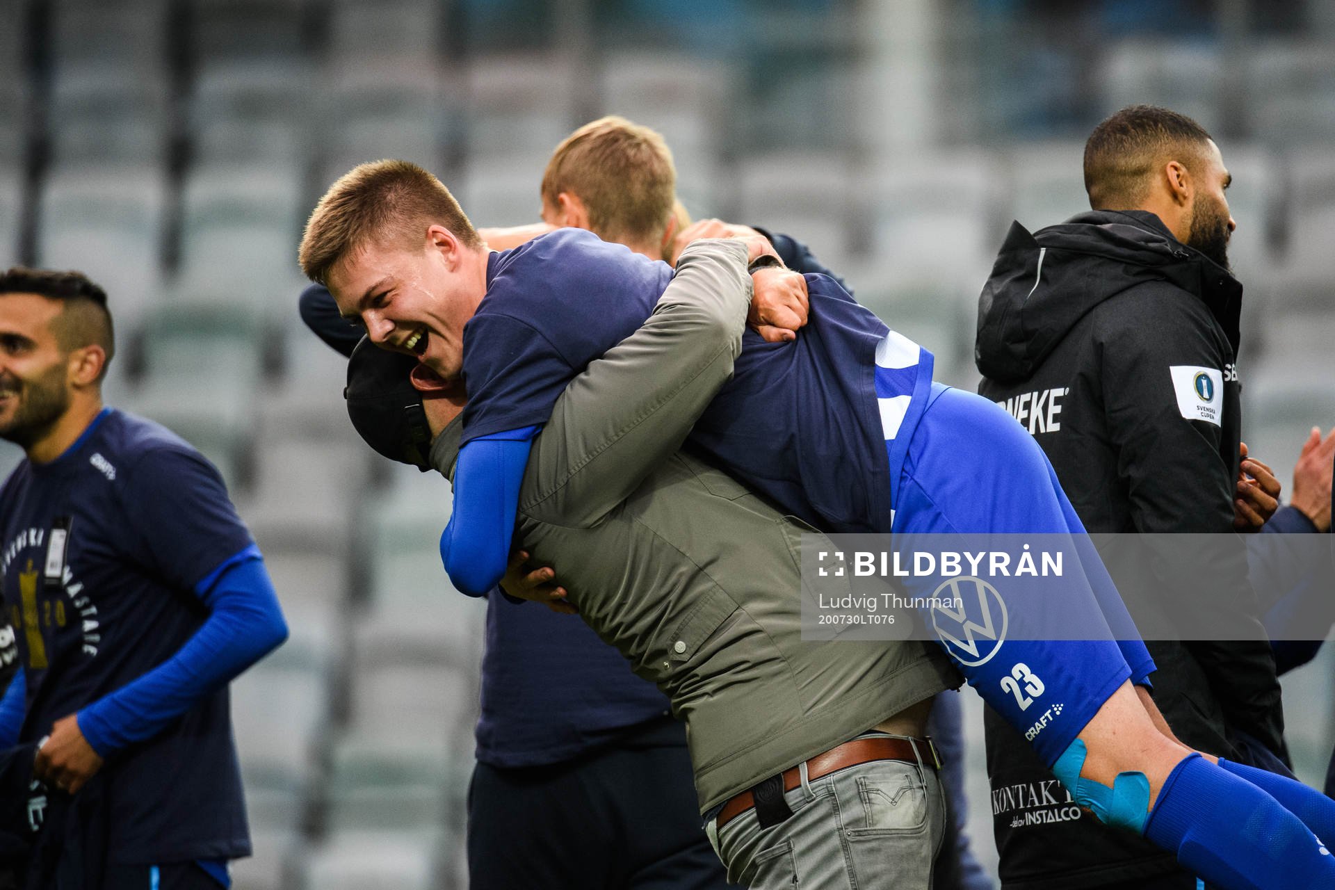 IFK Göteborgs Emil Holm jublar