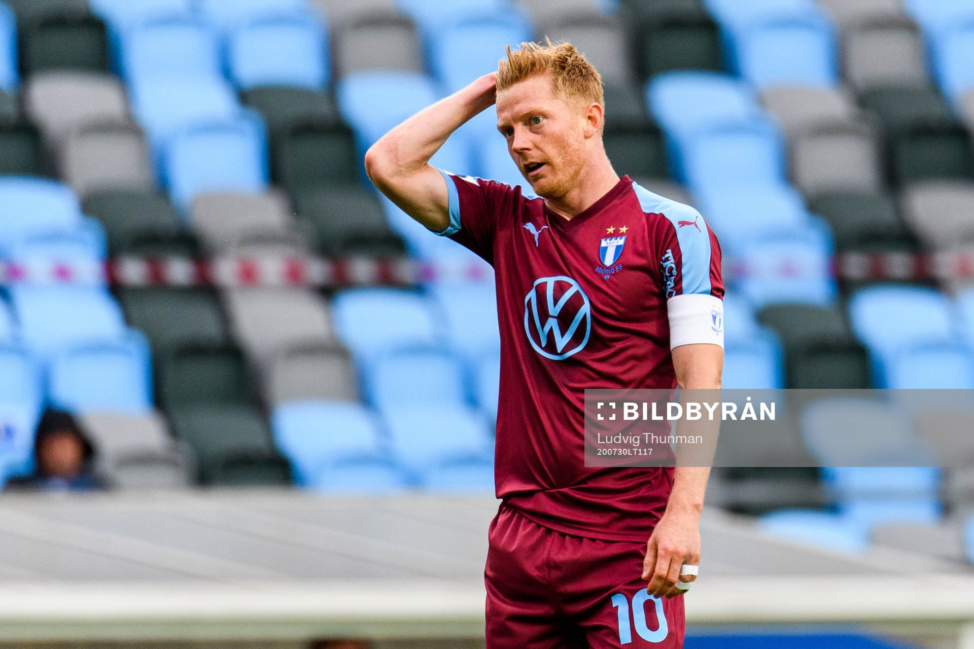 Malmö FFs Anders Christiansen deppar