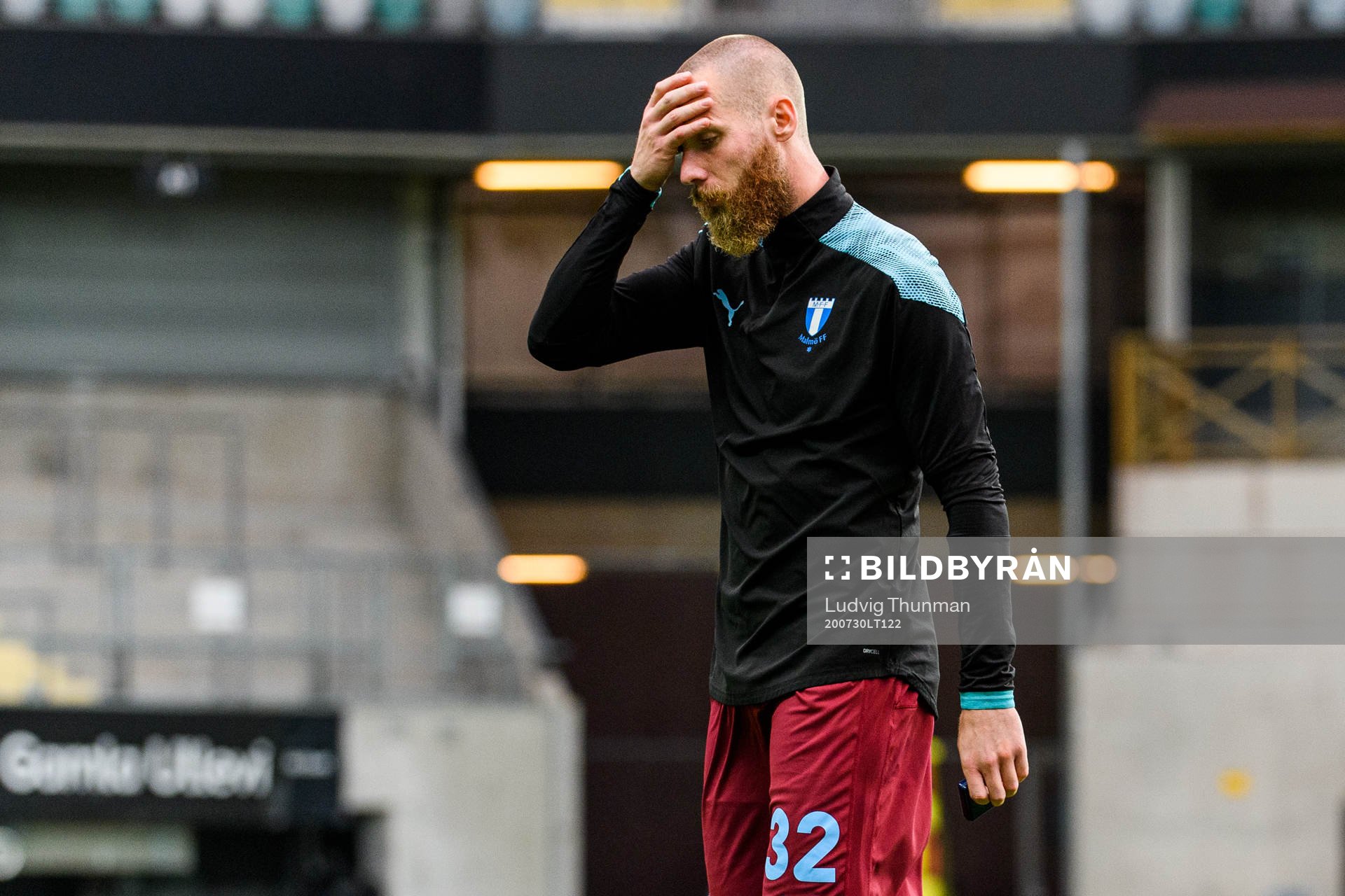 Malmö FFs Jo Inge Berget deppar