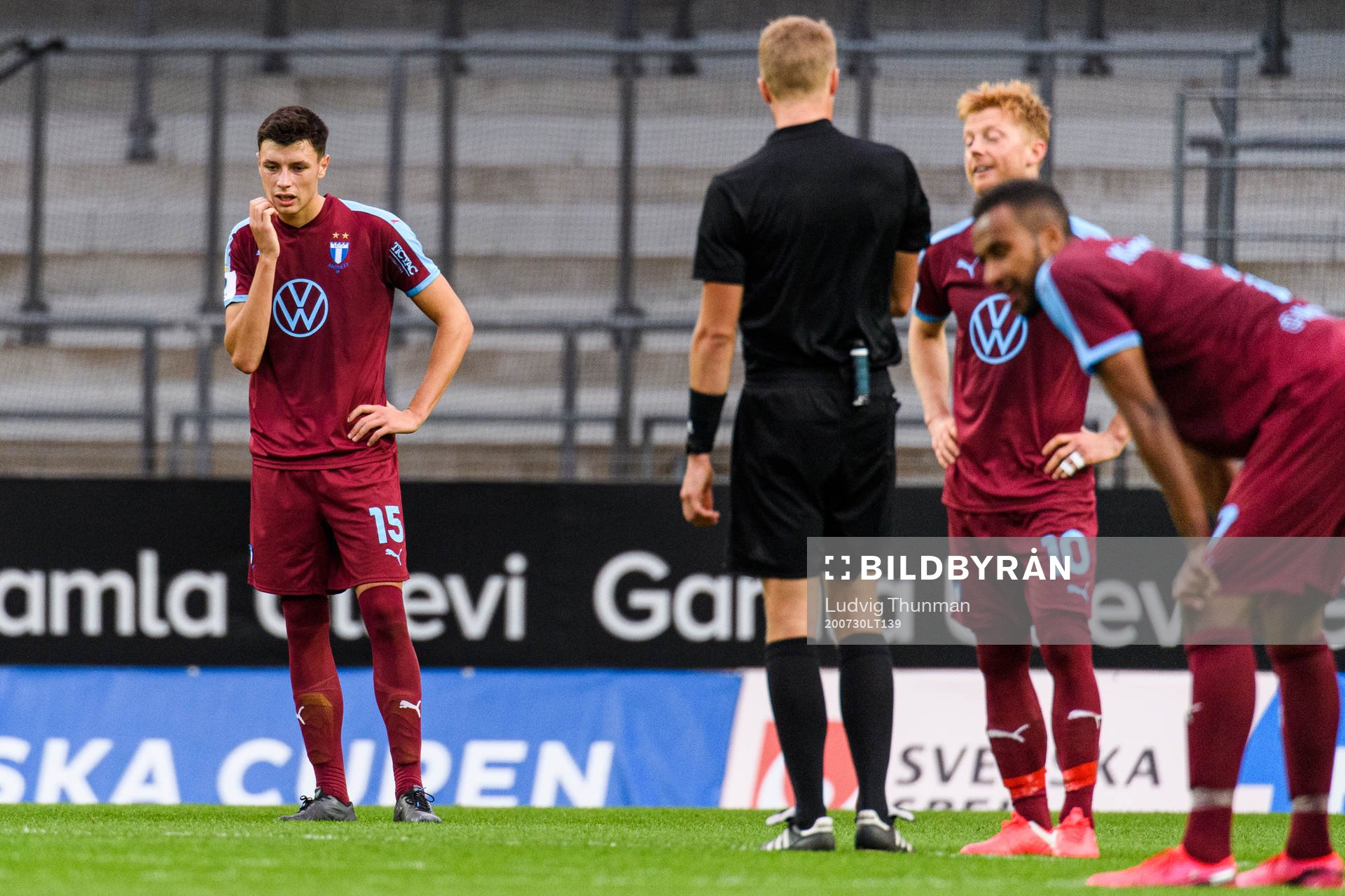 Malmö FFs Anel Ahmedhodzic, Anders Christiansen och Isaac