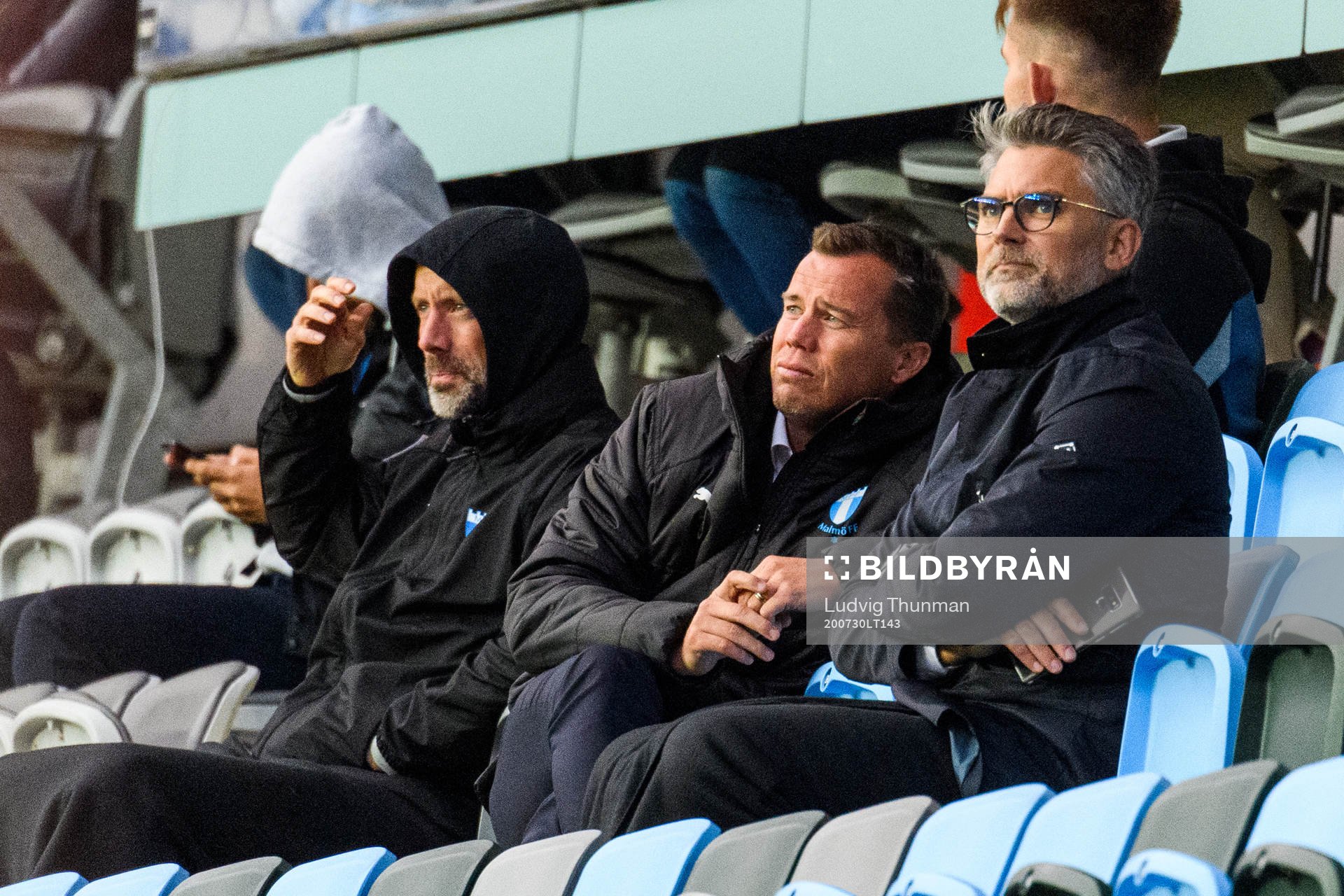 Malmö FFs sportchef Daniel Andersson och VD Niclas