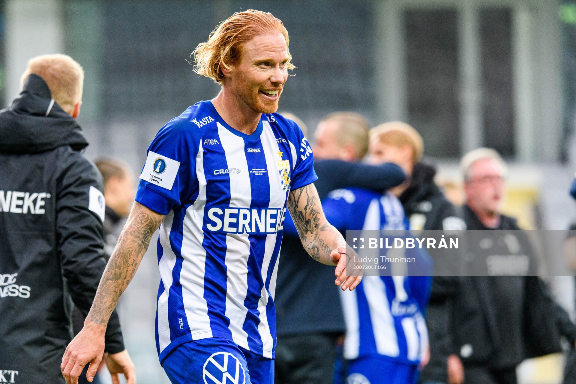 IFK Göteborgs Alexander Farnerud jublar