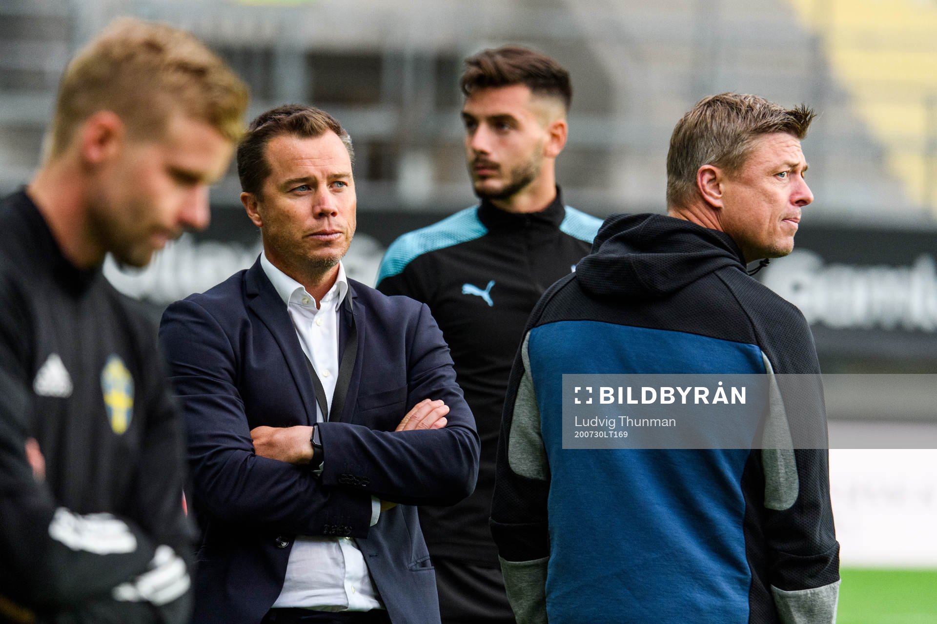 Malmö FFs sportchef Daniel Andersson och tränare Jon Dahl