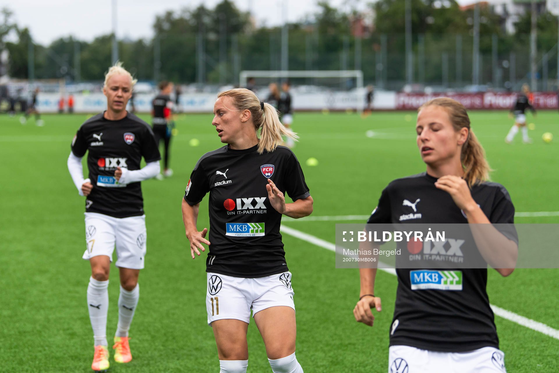 Rosengårds Caroline Seger, Mimmi Larsson och Anna Anvegård