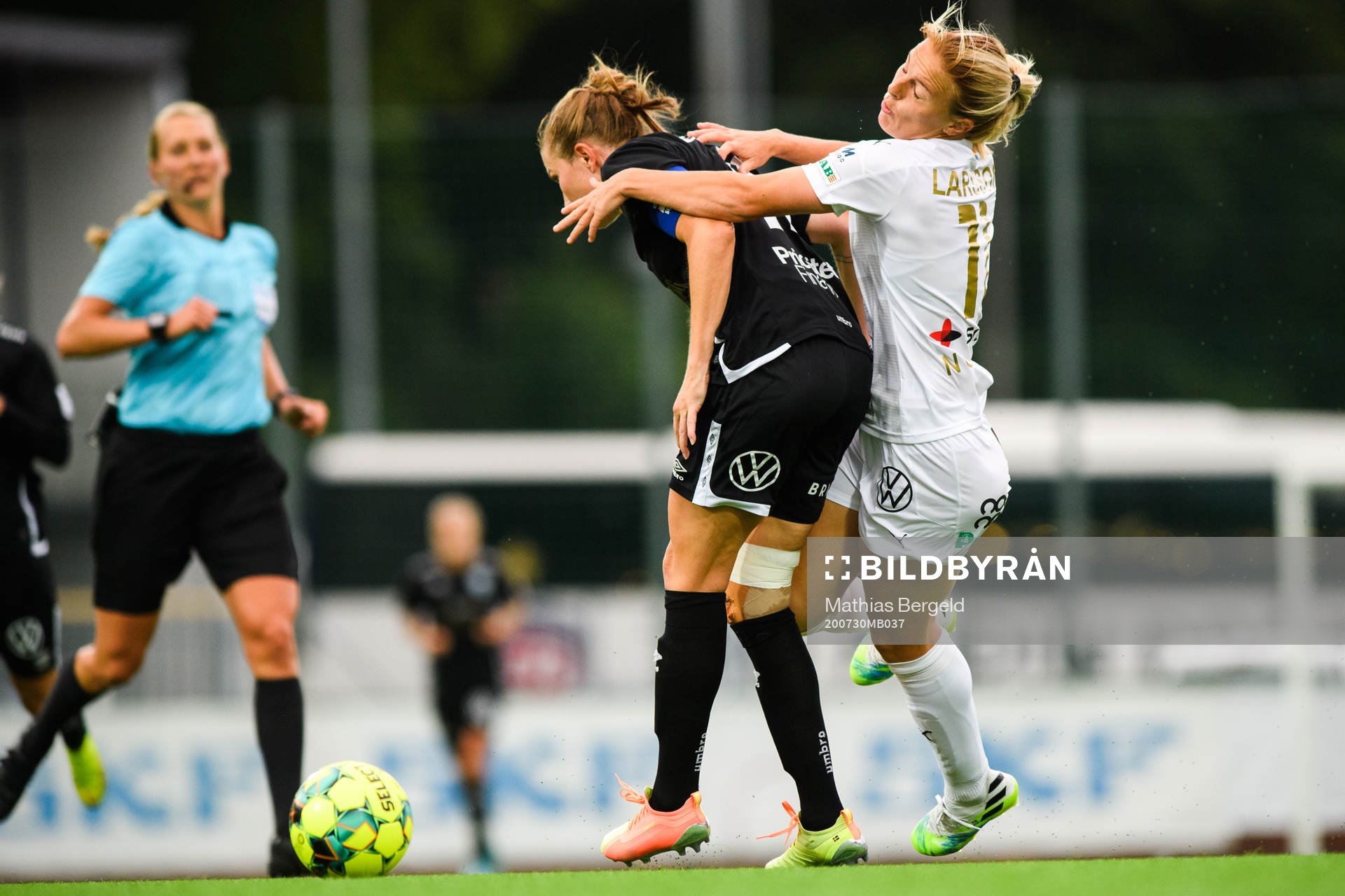 Göteborgs Emma Berglund och Rosengårds Mimmi Larsson