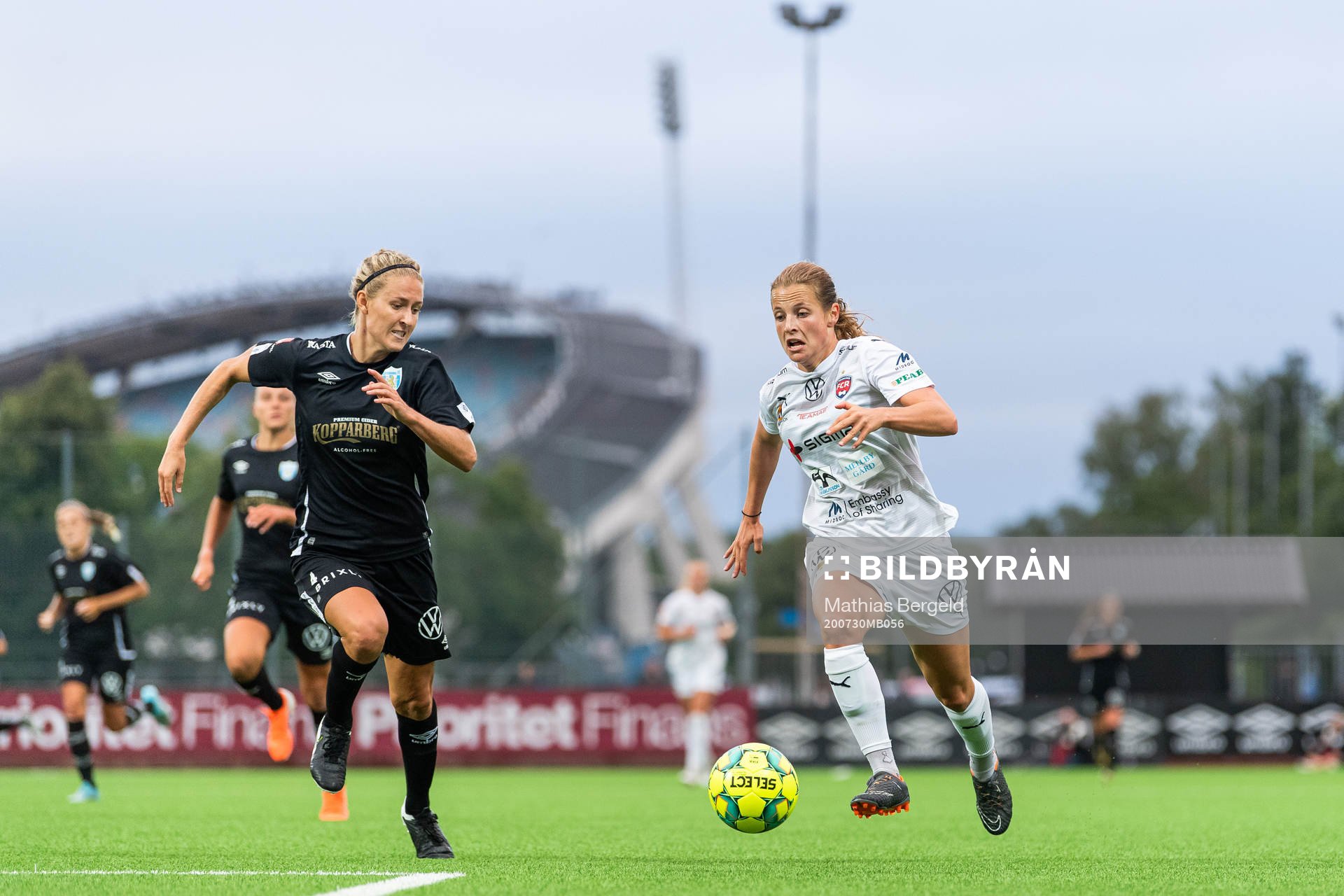 Göteborgs Emma Kullberg och Rosengårds Anna Anvegård