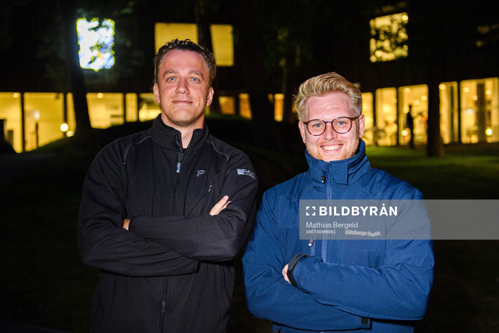 Göteborgs-Postens Fredrik Janlind och Linus Petersson på
