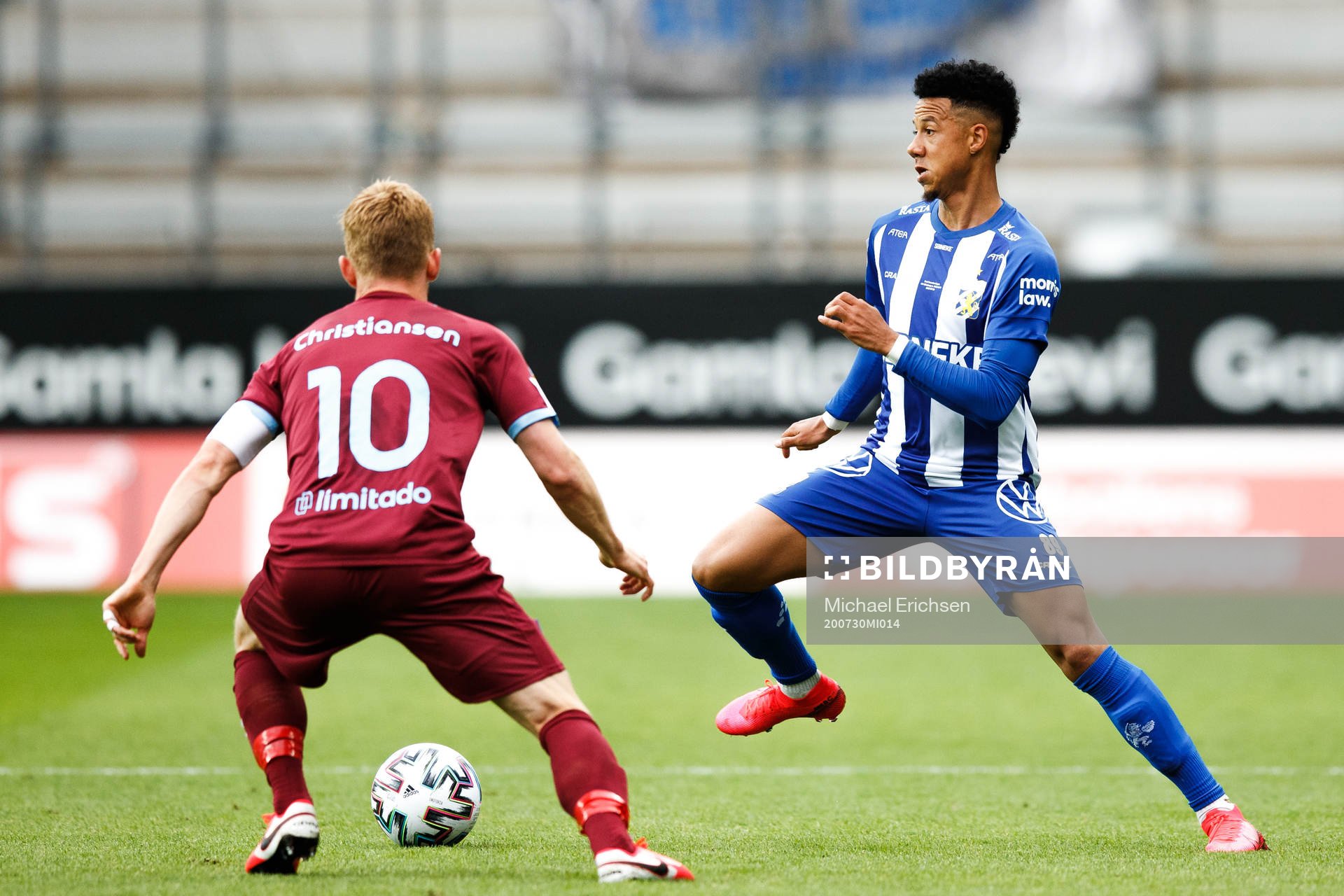 Malmö FFs Anders Christiansen och IFK Göteborgs Tobias