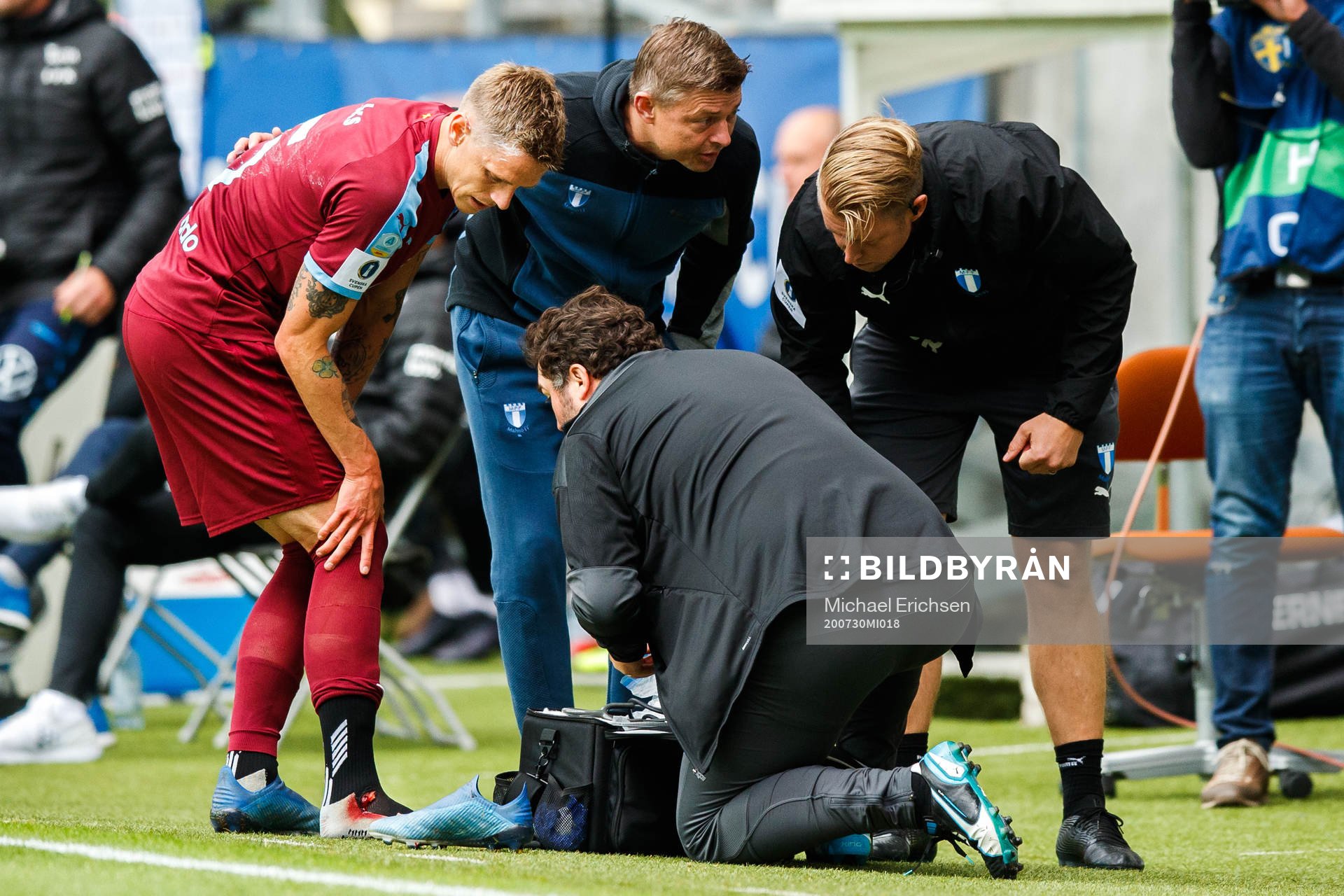 Malmö FFs Sören Rieks får vård