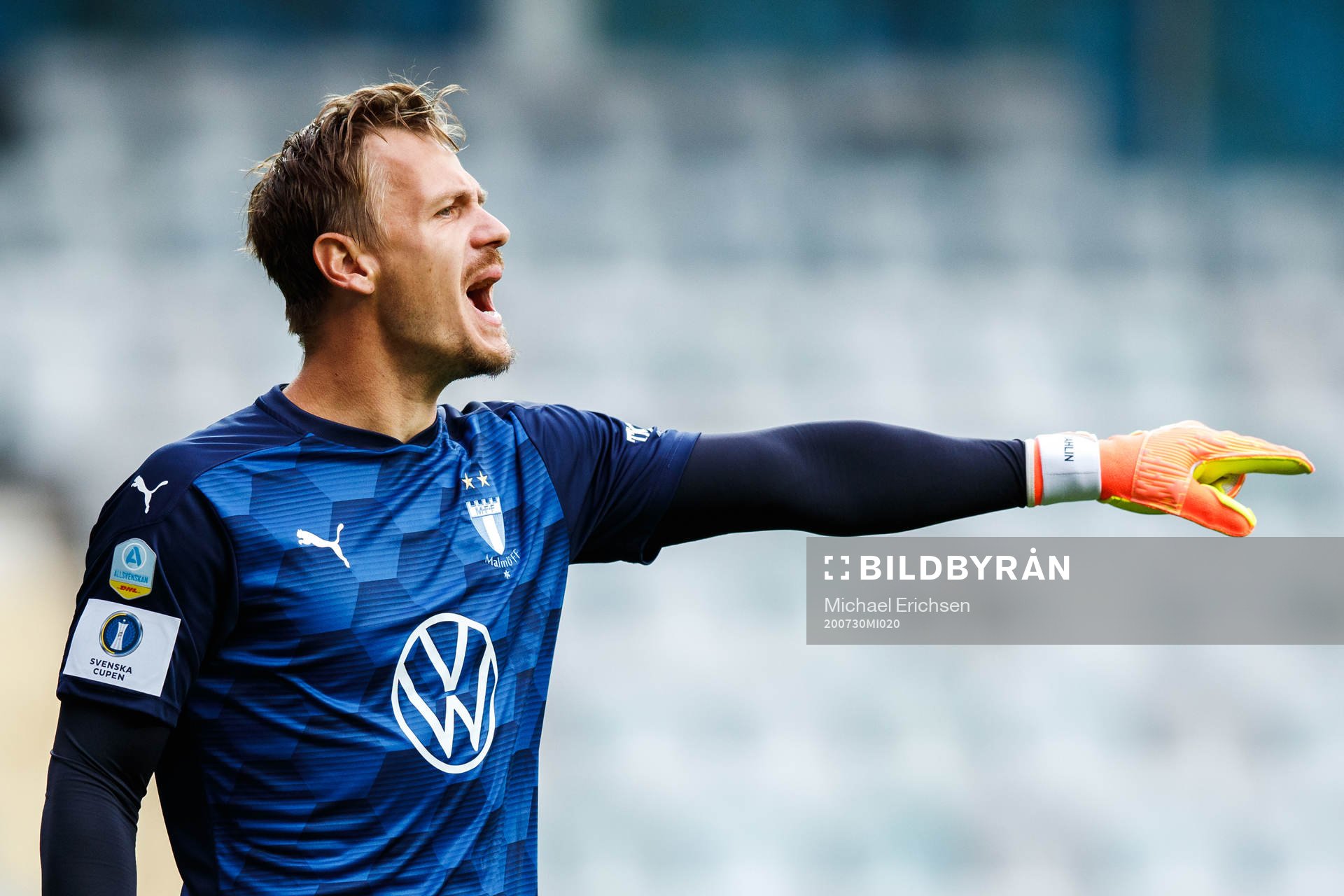 Malmö FFs målvakt Johan Dahlin