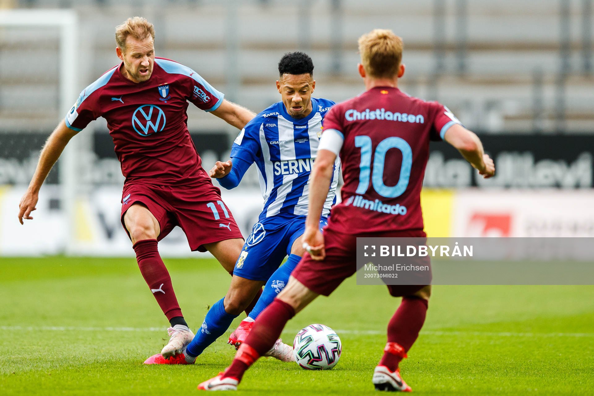 Malmö FFs Ola Toivonen och IFK Göteborgs Tobias Sana