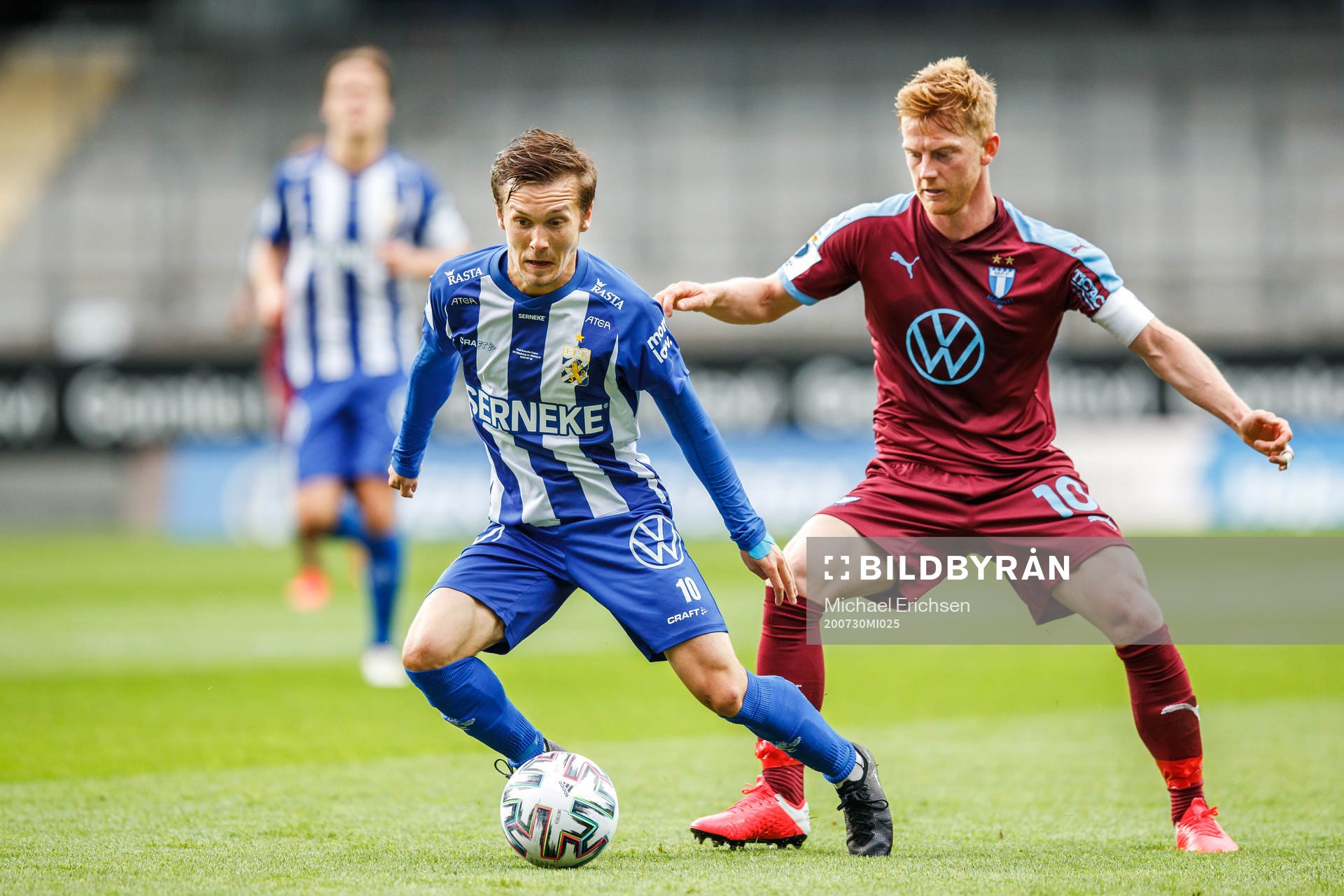 IFK Göteborgs Patrik Karlsson Lagemyr och Malmö FFs