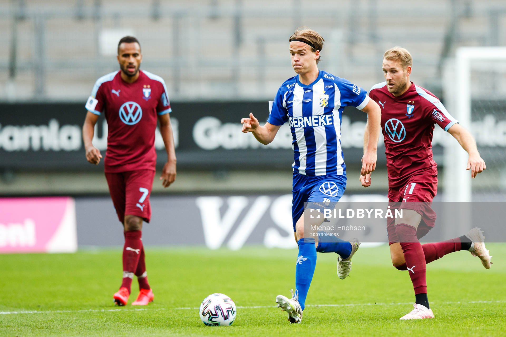 IFK Göteborgs August Erlingmark och Malmö FFs Ola Toivonen