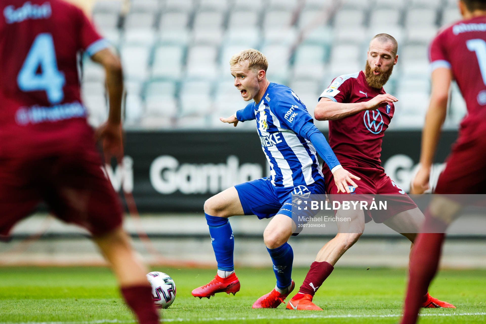 IFK Göteborgs Victor Wernersson och Malmö FFs Jo Inge