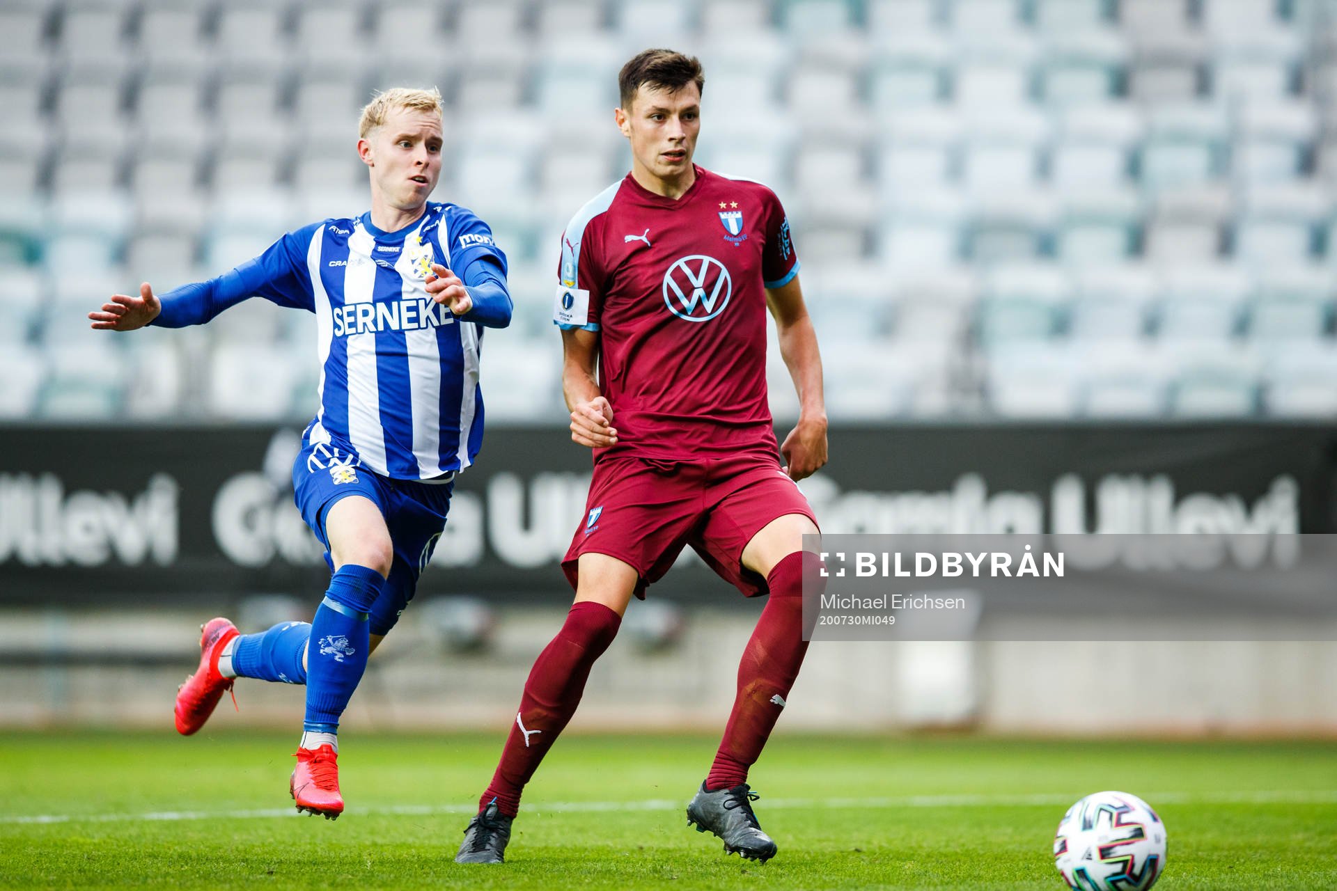 IFK Göteborgs Victor Wernersson och Malmö FFs Anel