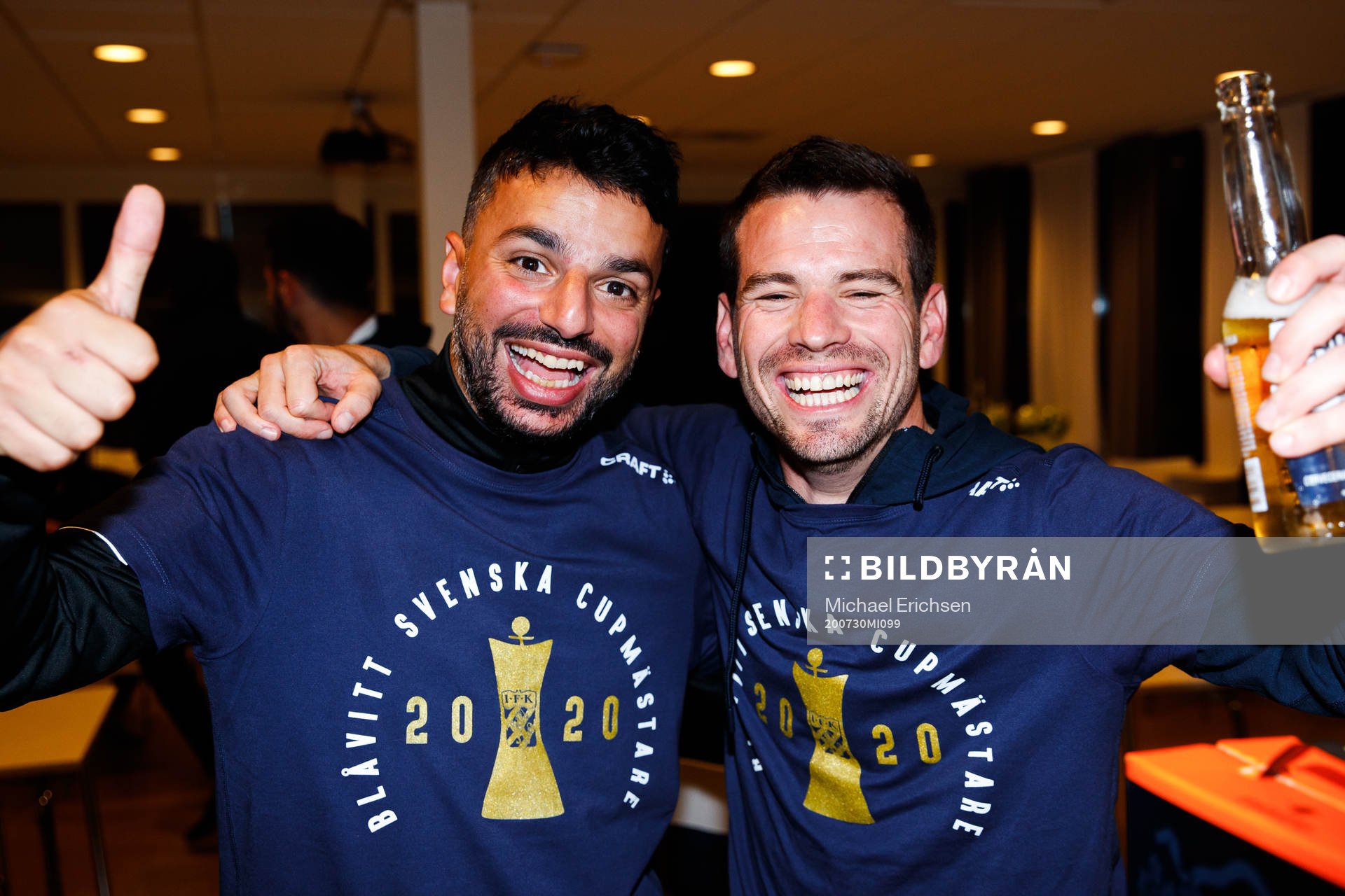 IFK Göteborgs tränare Poya Asbaghi och assisterande