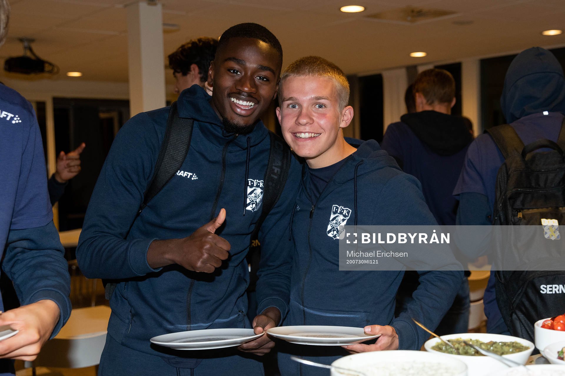 IFK Göteborgs Adil Titi och Isak Dahlqvist