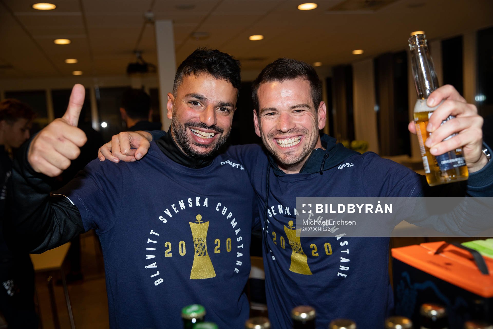 IFK Göteborgs tränare Poya Asbaghi och assisterande