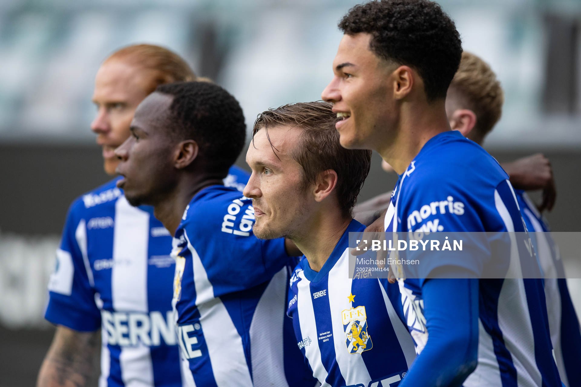 IFK Göteborgs Patrik Karlsson Lagemyr jublar med