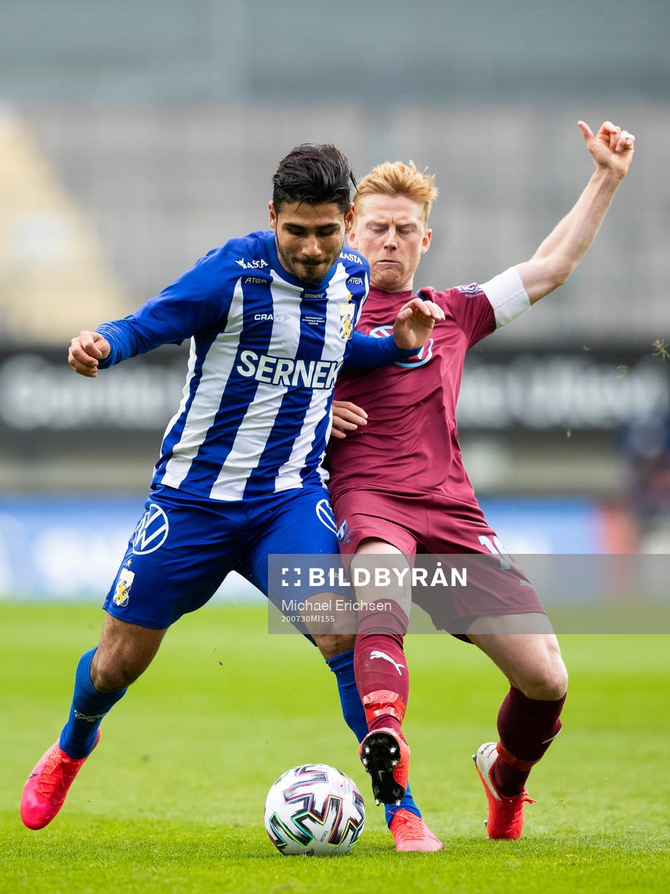 IFK Göteborgs Hosam Aiesh och Malmö FFs Anders
