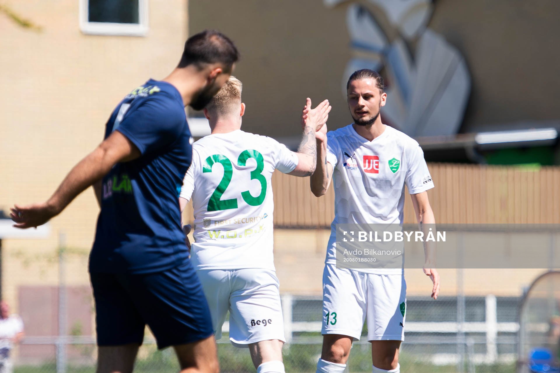Limhamns Max Forslund och Cimon lyden jublar