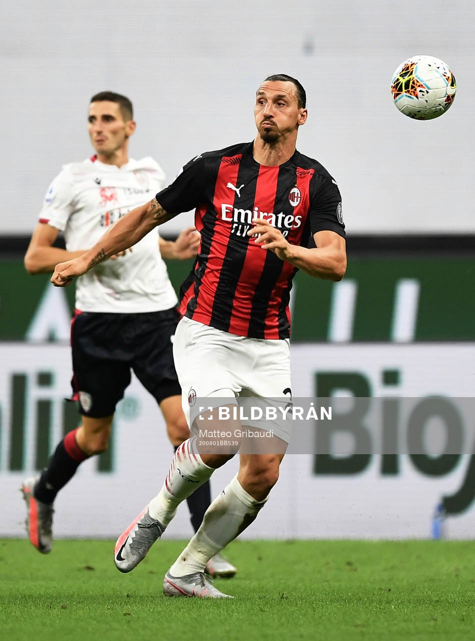 Zlatan Ibrahimovic of Milan