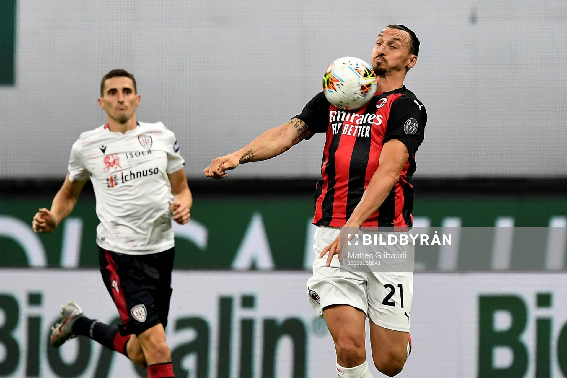 Zlatan Ibrahimovic of Milan