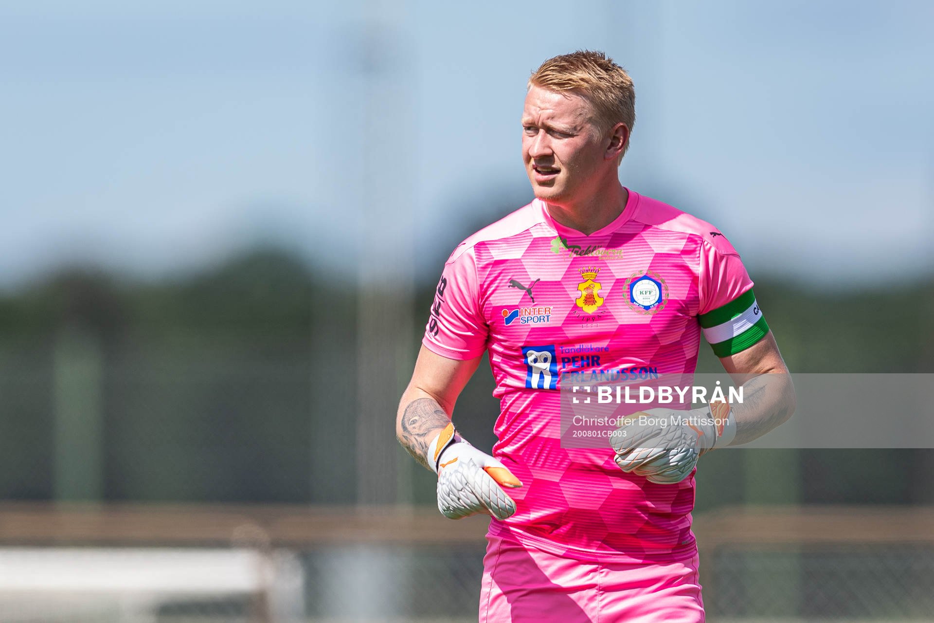 Klippans målvakt Fredrik Lundahl