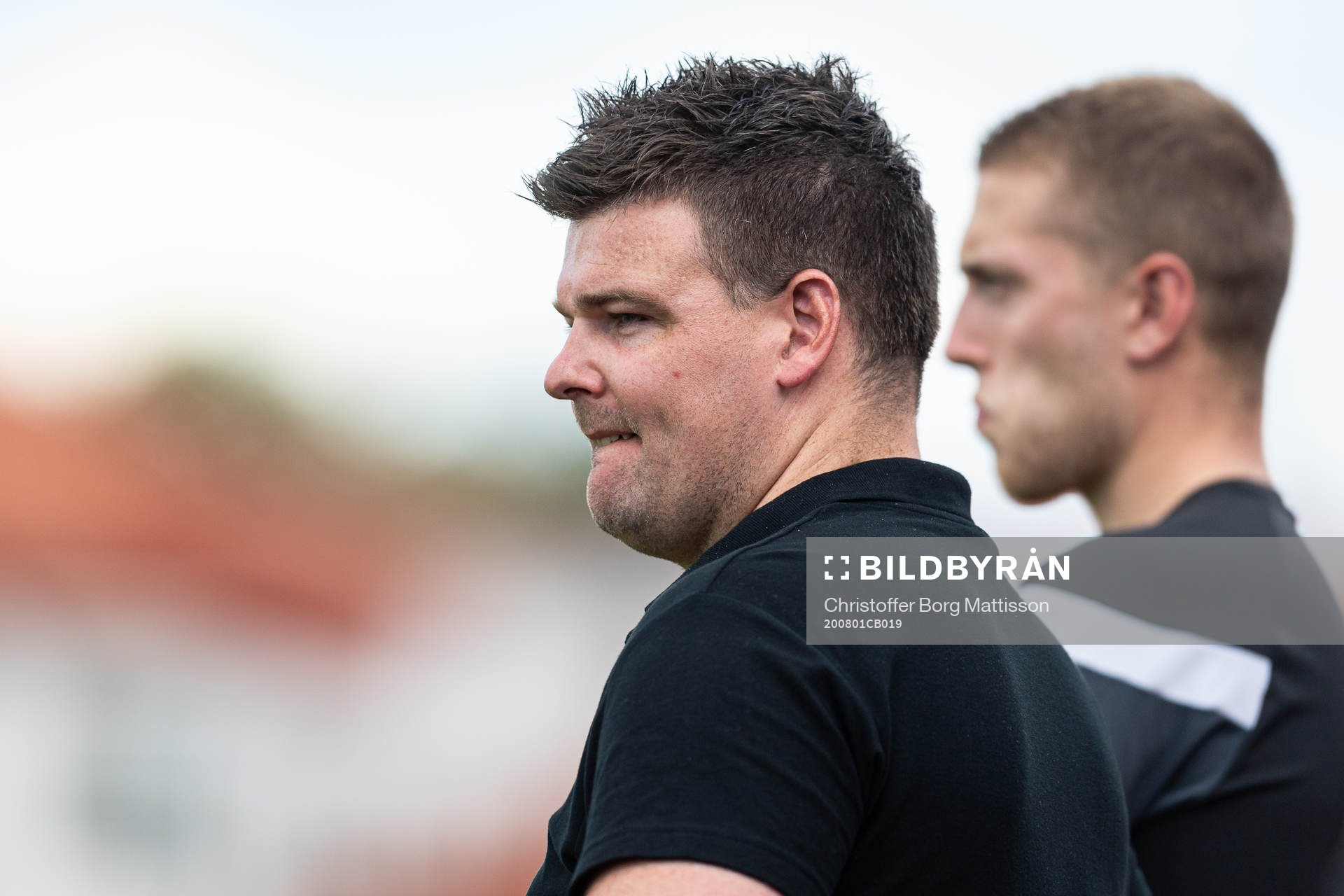 Klippans tränare Emil Bengtsson och assisterande tränare