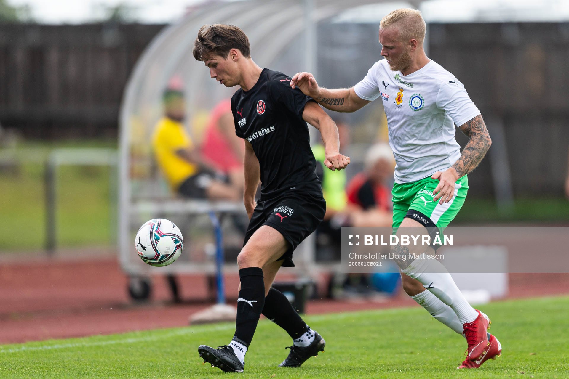 Hittarps Alex Sjöholm mot Klippans Tobias Zentio
