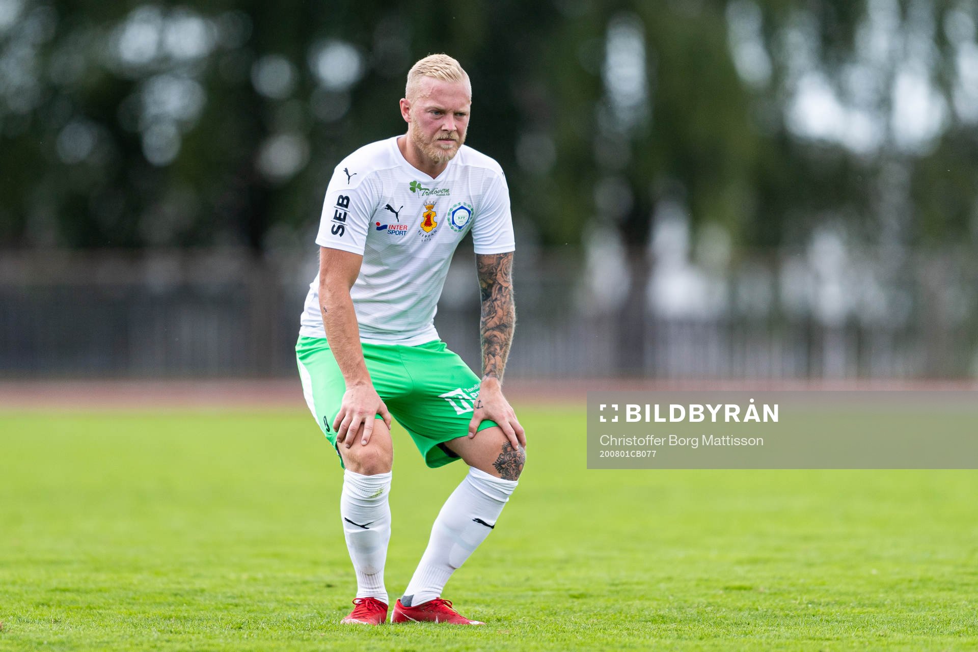 Klippans Tobias Zentio har ont