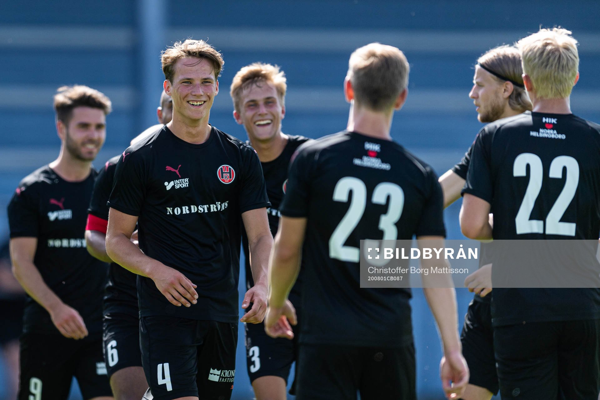 Hittarps Alex Sjöholm jublar