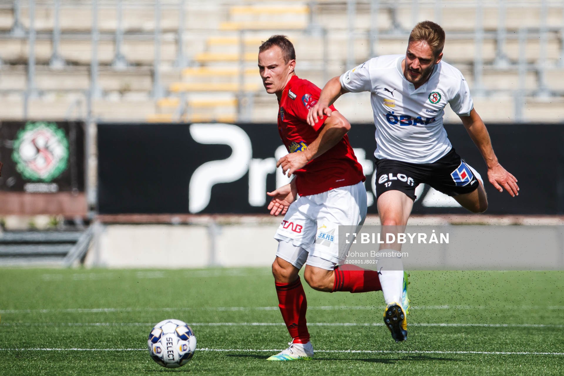 Falkenbergs Anton Wede och Örebros Johan Mårtensson