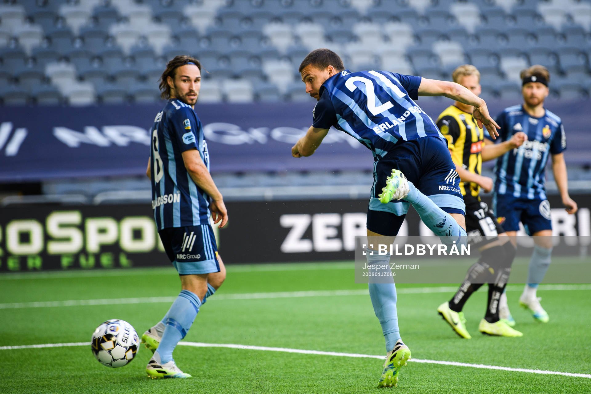 Djurgårdens Erik Berg gör 3-1