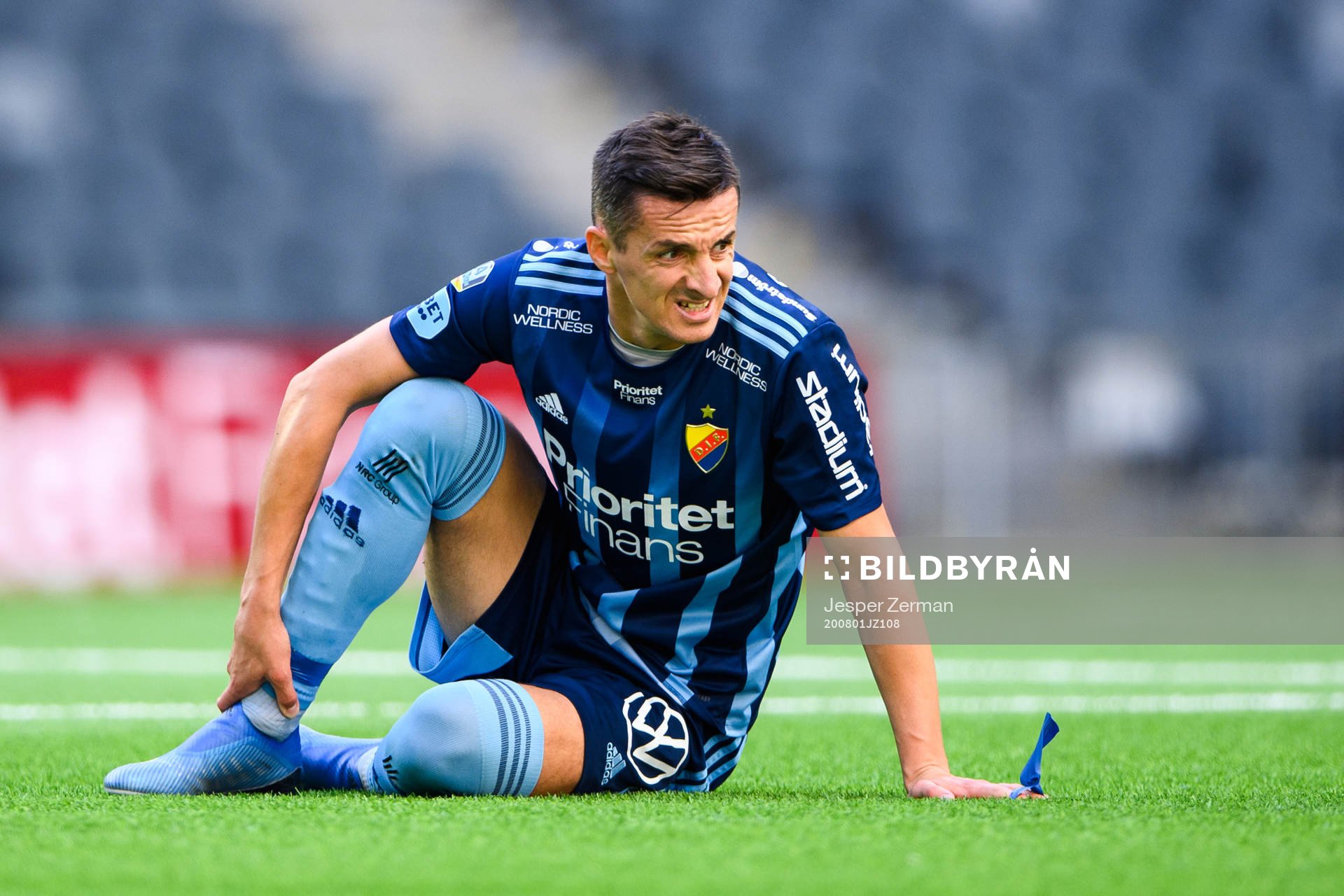 Djurgårdens Haris Radetinac har ont
