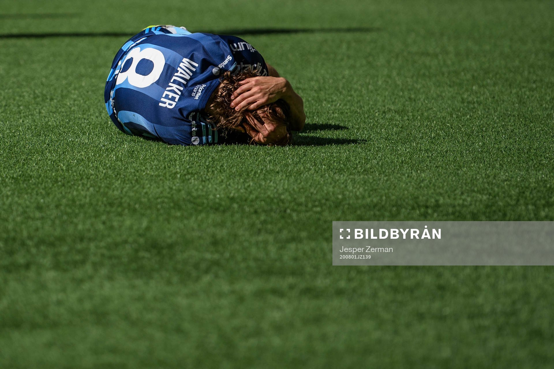 Djurgårdens Kevin Walker har ont