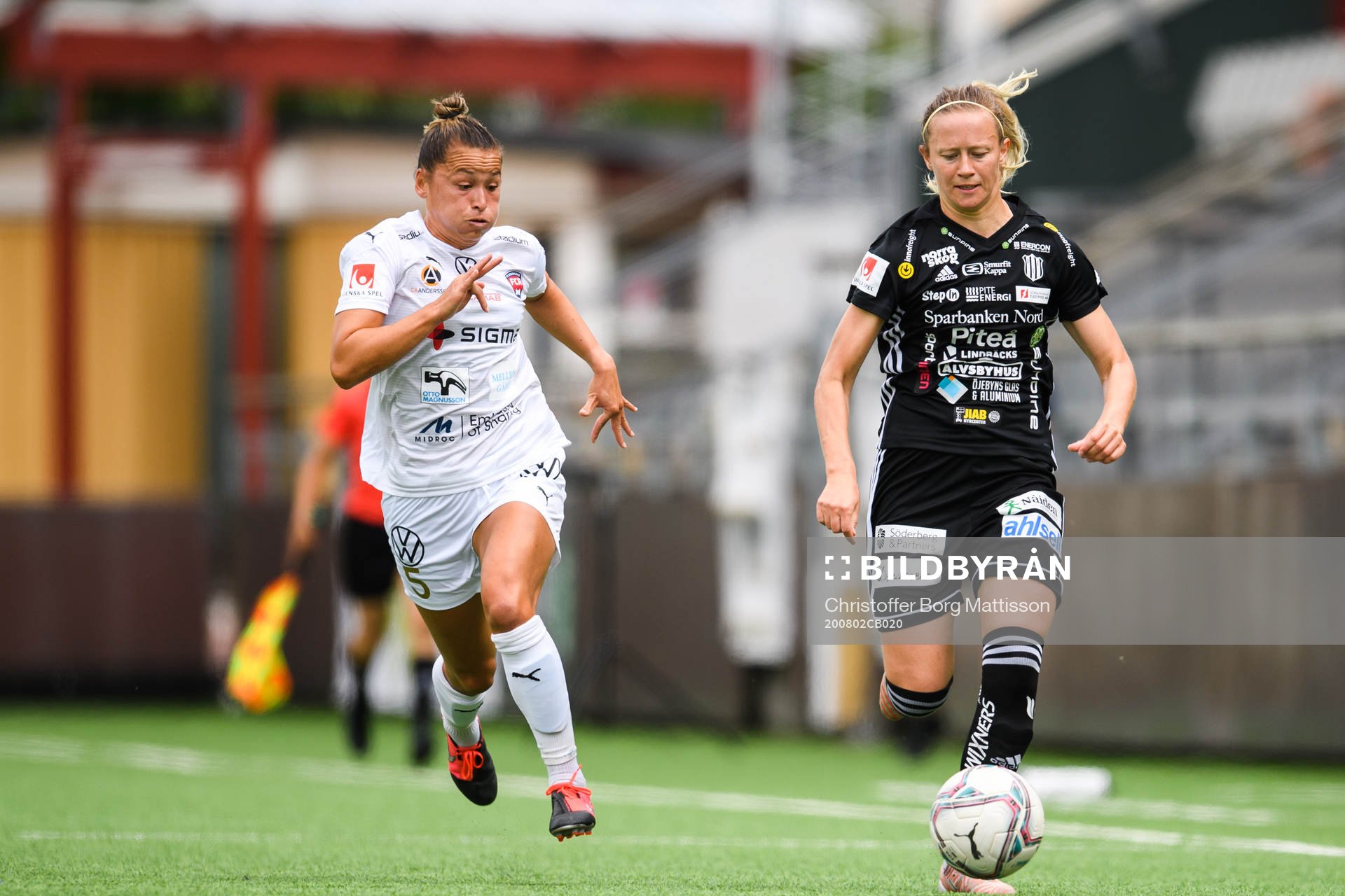 Rosengårds Alexandra Lowe Riley och Piteås Lena Blomkvist