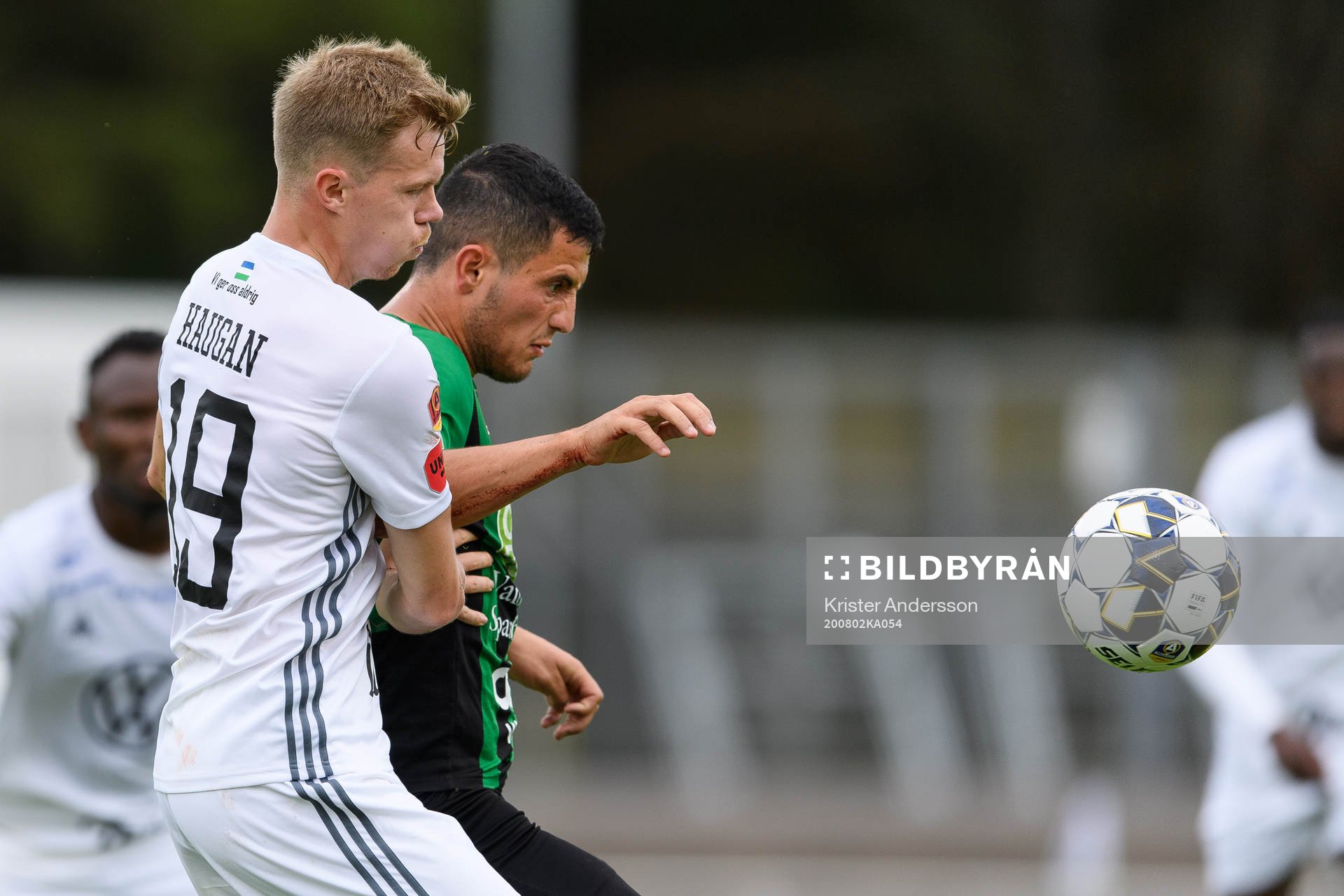 Östersunds Eirik Haugann och Varbergs Astrit Selmani