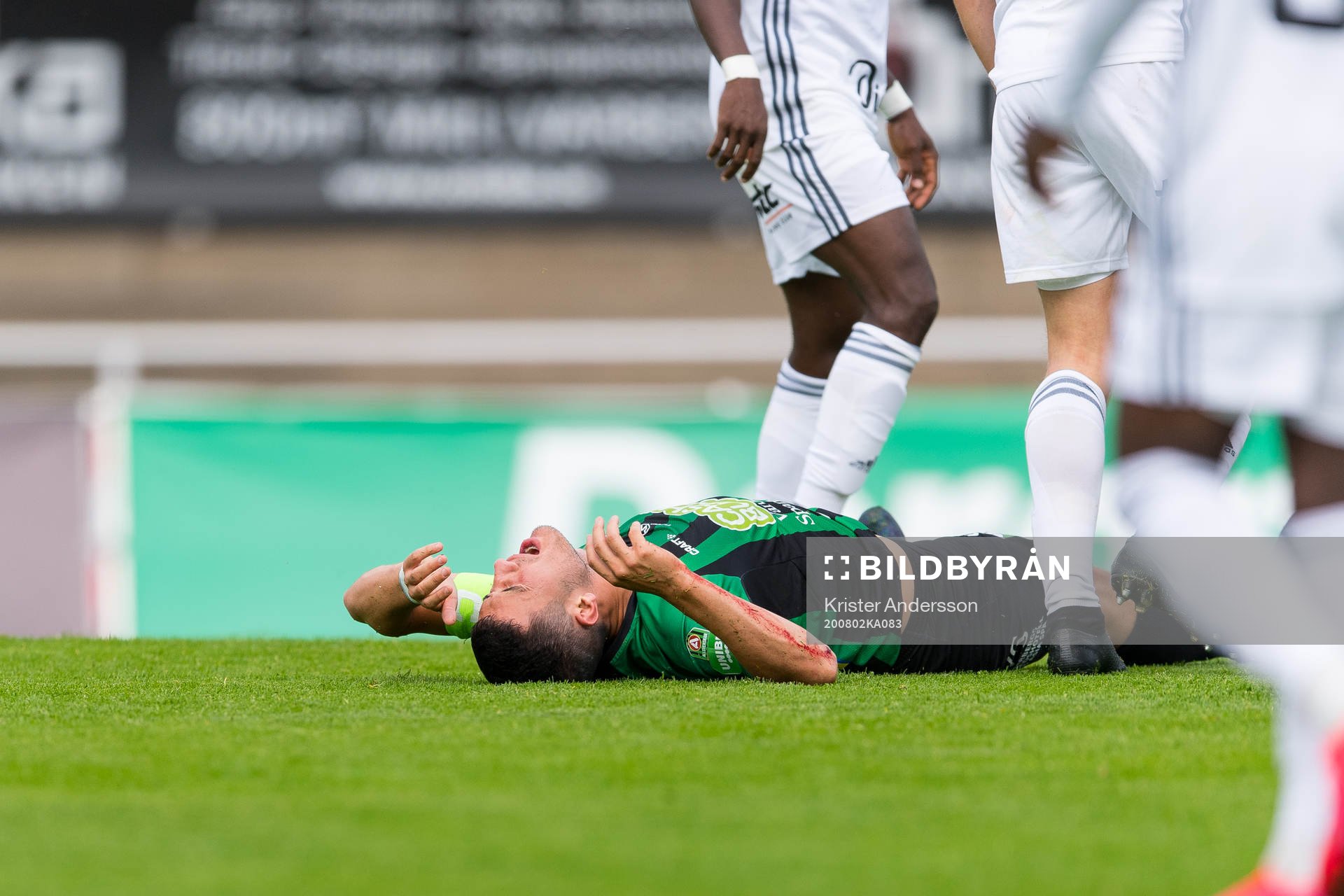 Varbergs Astrit Selmani har ont