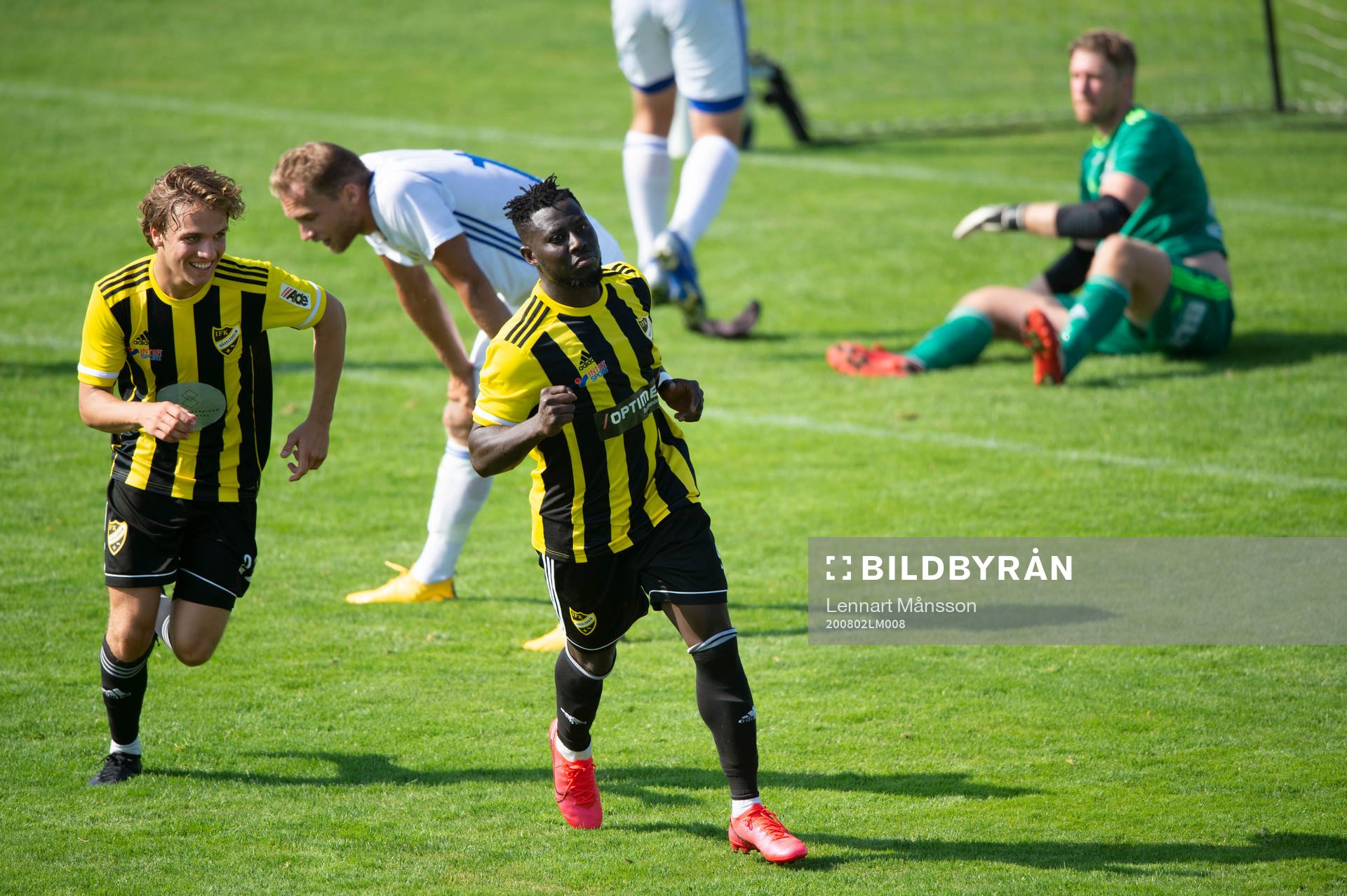IFK Hässleholms 3-målsskytt Mike Andrew har kvitterat