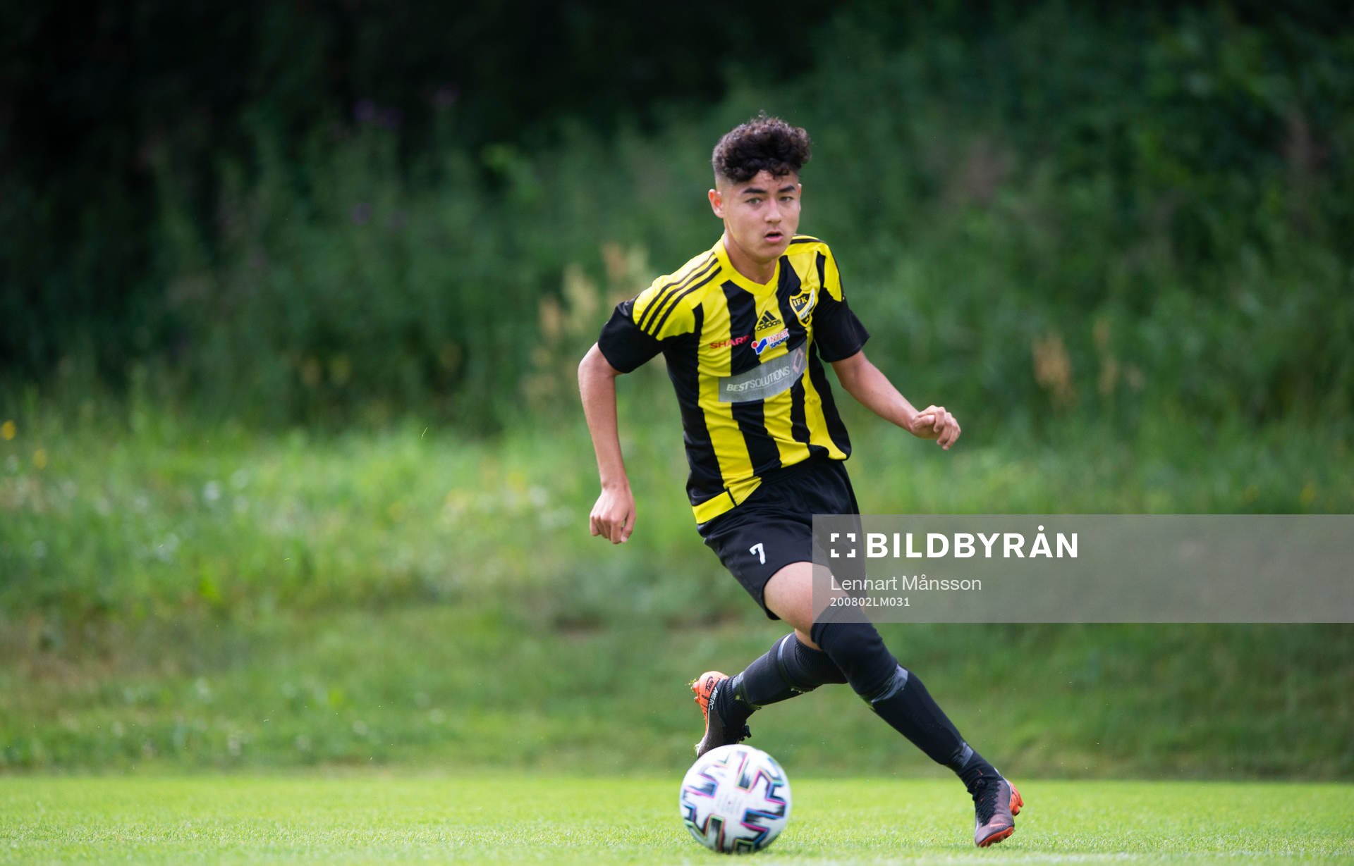 IFK Hässleholms Ali Reza Nazari  i matchen mellan IFK