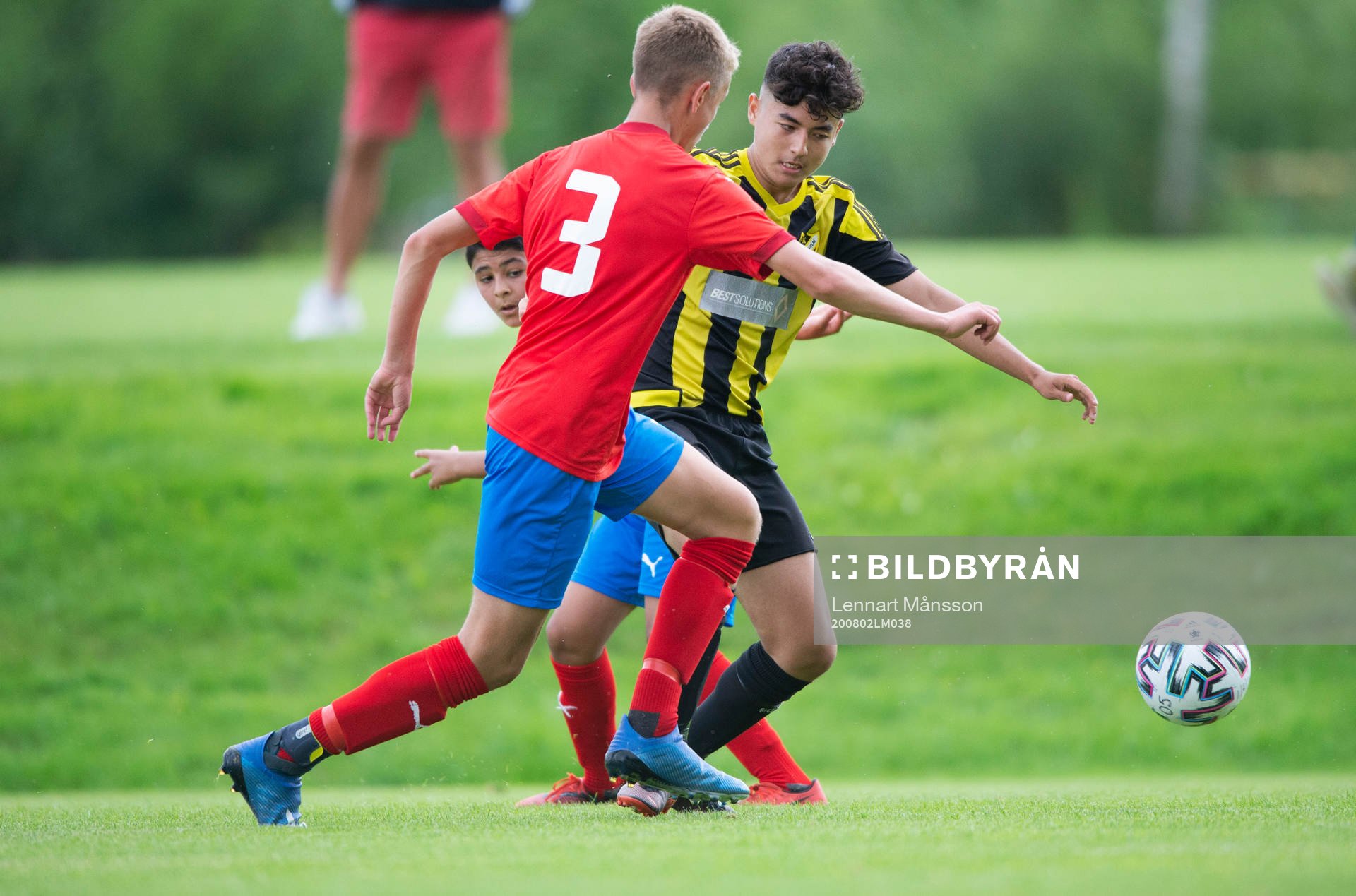 IFK Hässleholms Ali Reza Nazari  i matchen mellan IFK